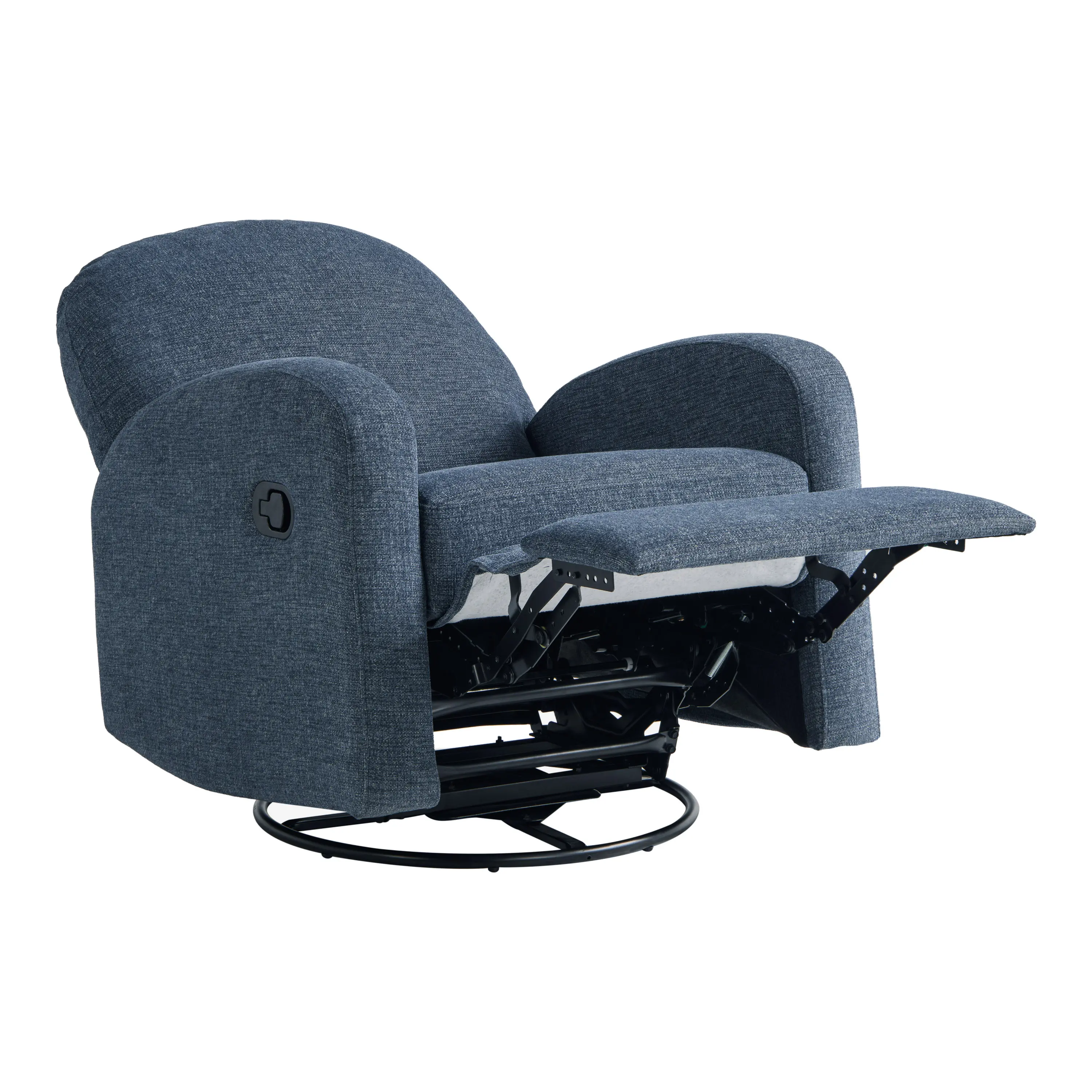 231A011BLU Sabrina Blue Swivel Rocker Recliner-5