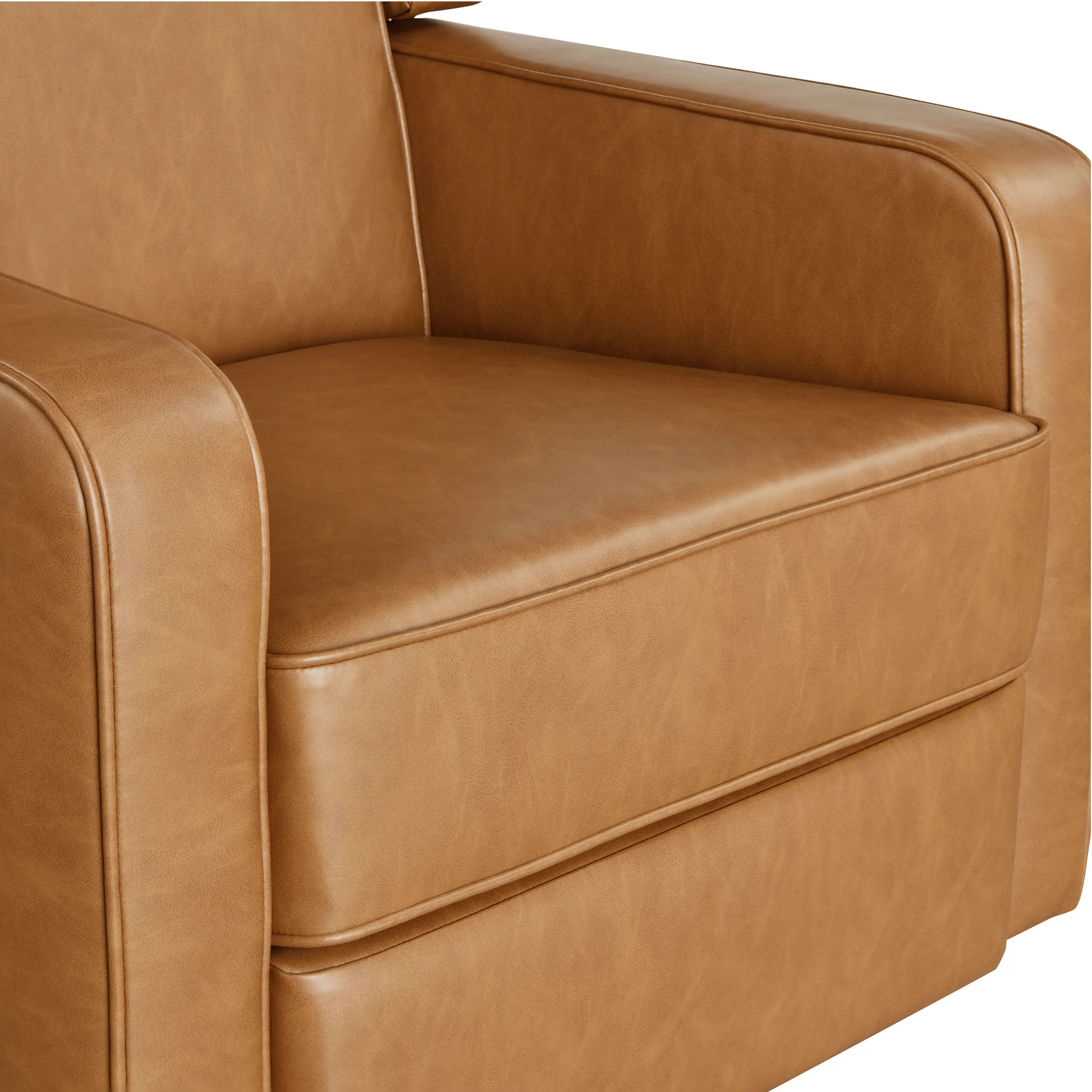 231A009CAR Collins Camel Brown Swivel Rocker Recliner-13