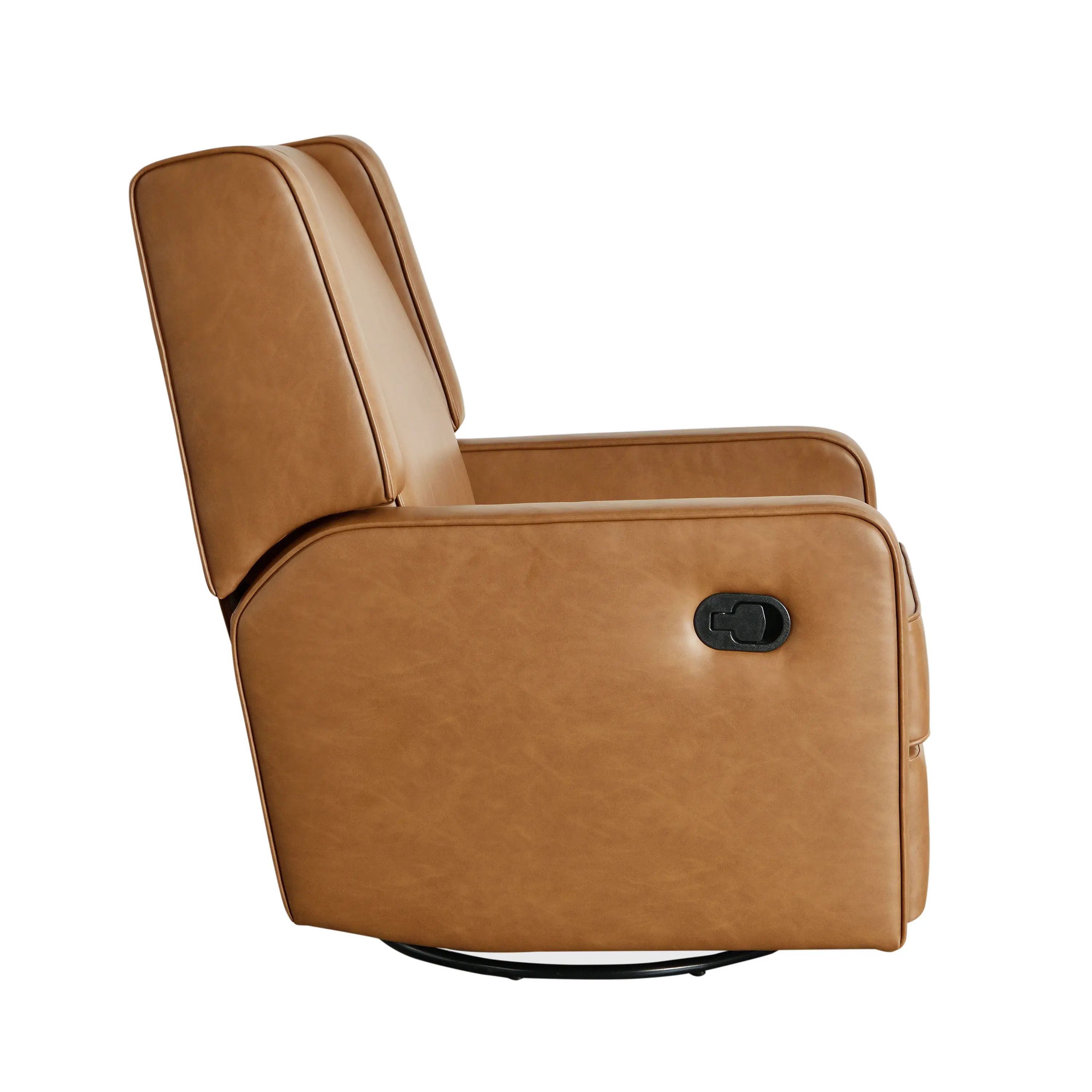 231A009CAR Collins Camel Brown Swivel Rocker Recliner-7
