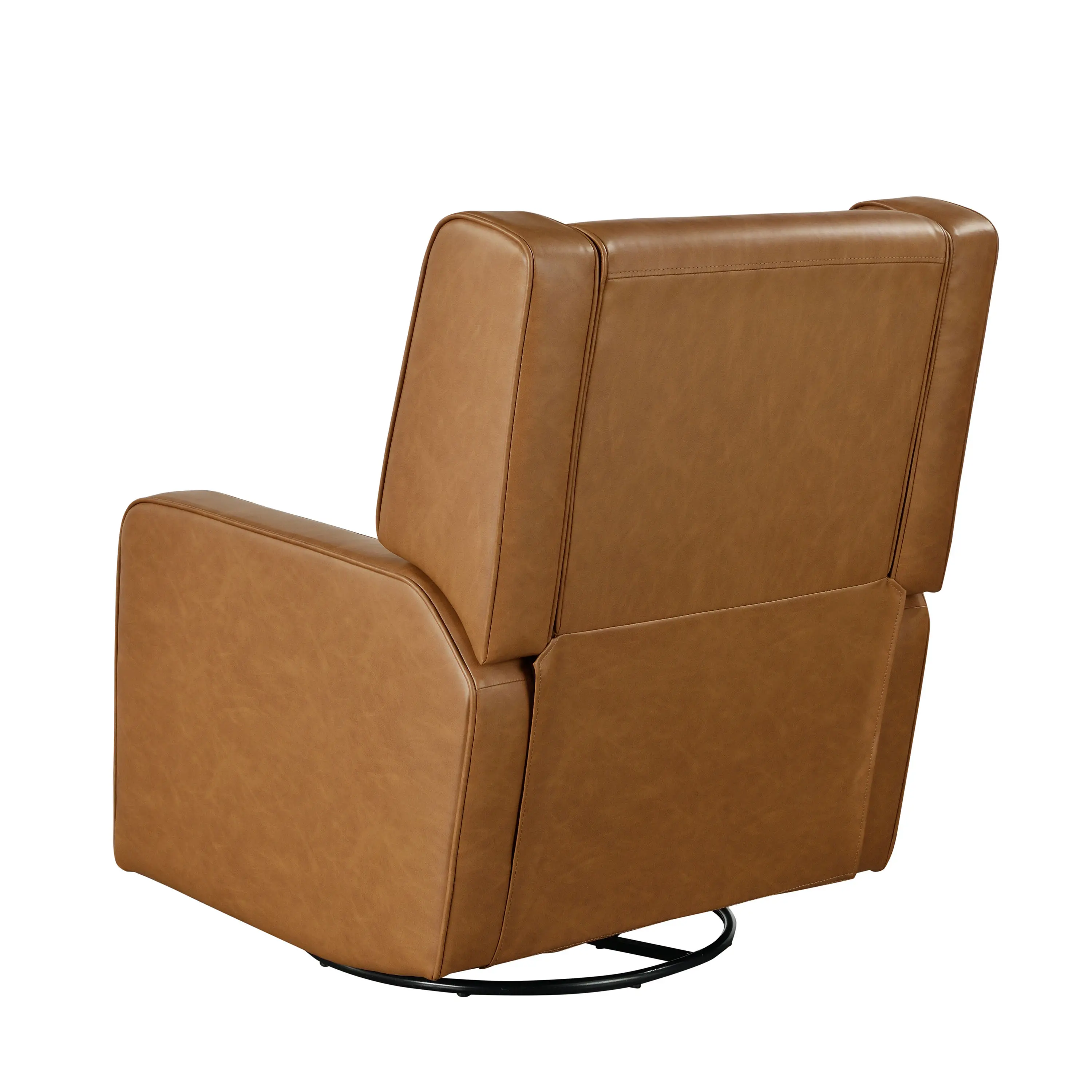 231A009CAR Collins Camel Brown Swivel Rocker Recliner-9