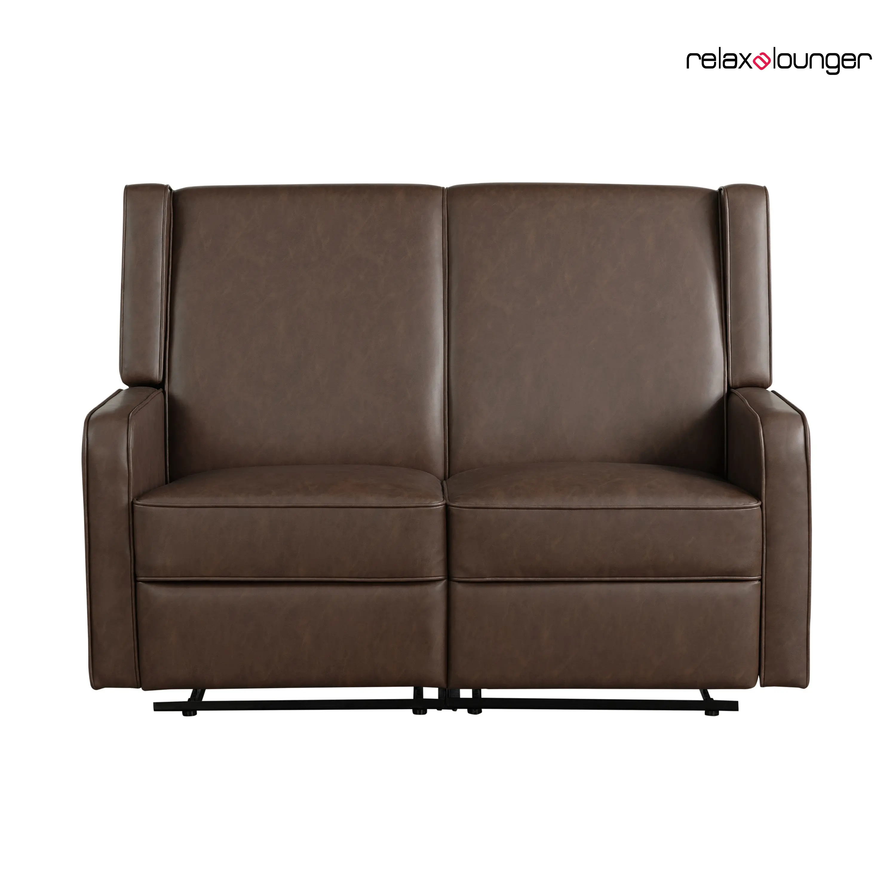 232A009BRN-SET Collins Dark Brown Loveseat Recliner-4