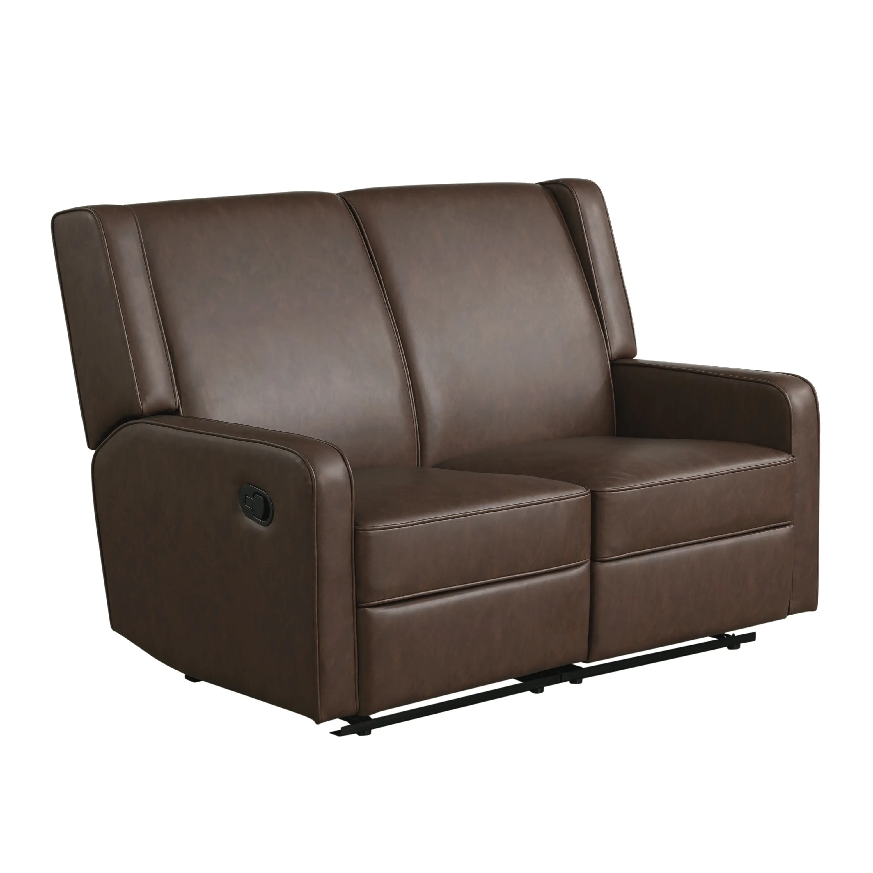 232A009BRN-SET Collins Dark Brown Loveseat Recliner-5