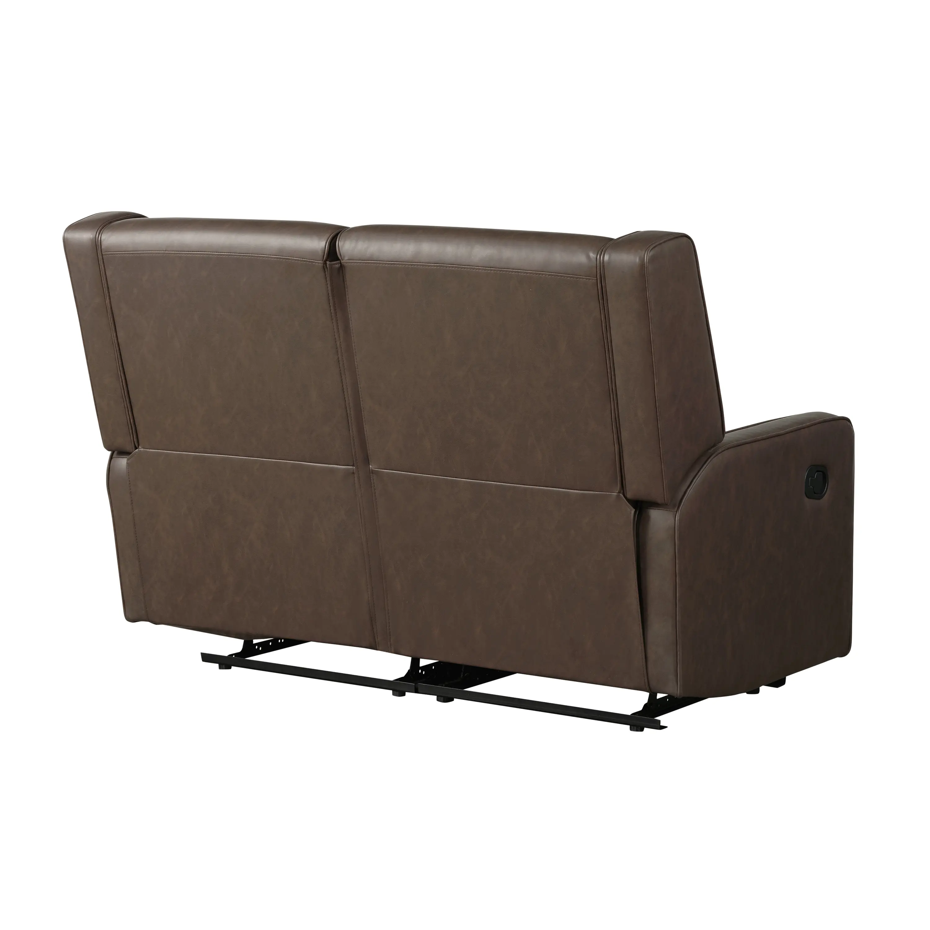 232A009BRN-SET Collins Dark Brown Loveseat Recliner-9