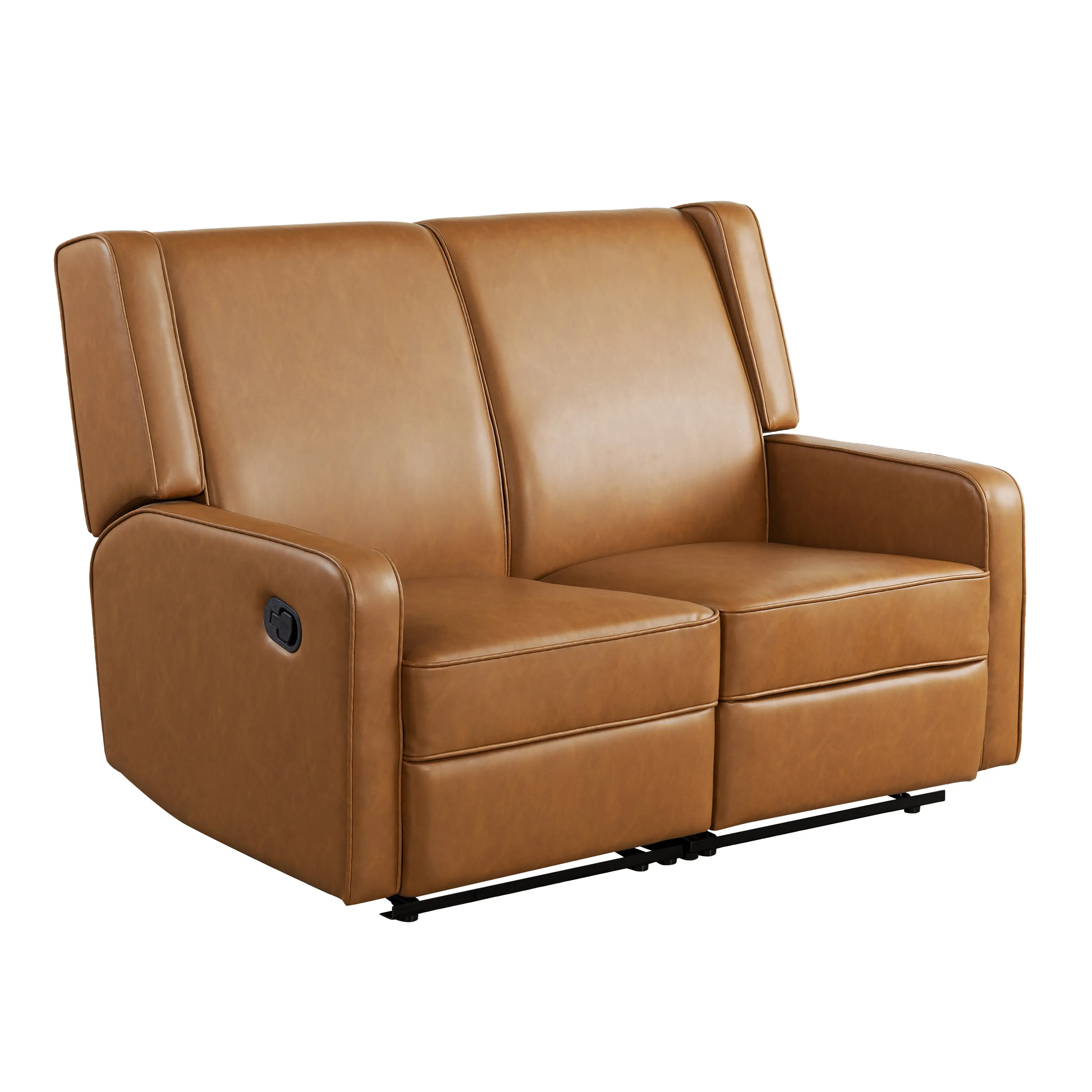 232A009CAR-SET Collins Camel Loveseat Recliner-4