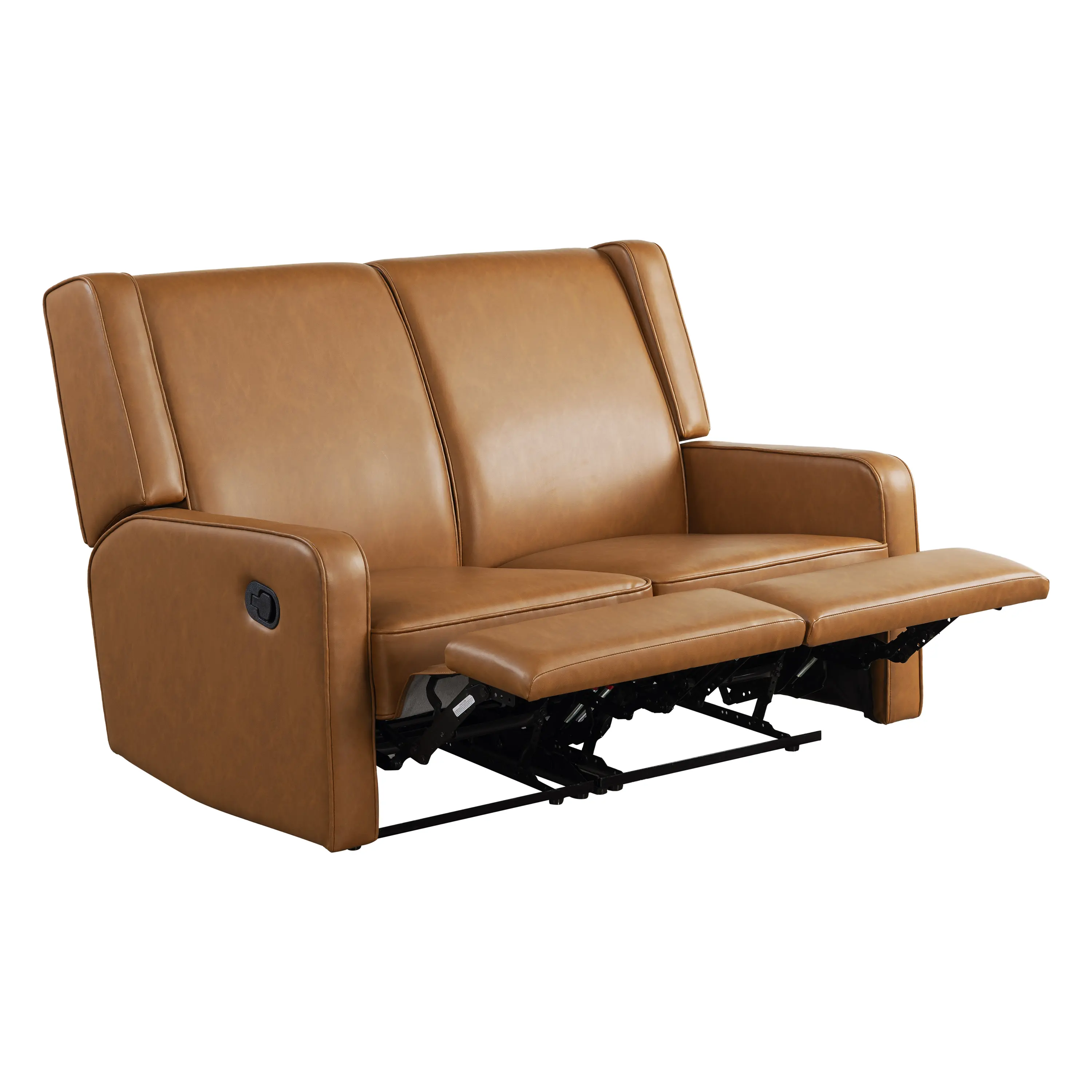 232A009CAR-SET Collins Camel Loveseat Recliner-5