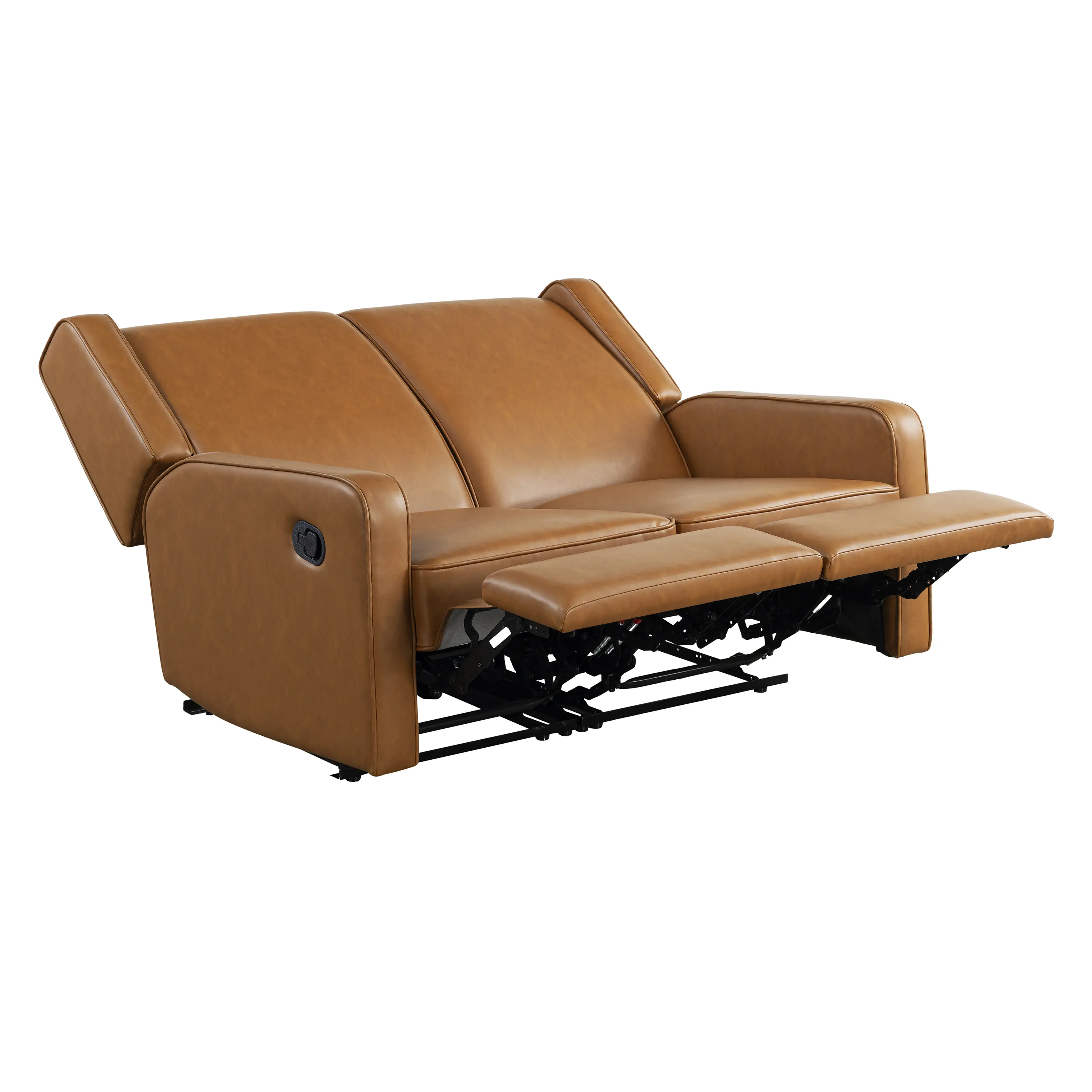 232A009CAR-SET Collins Camel Loveseat Recliner-6