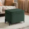 517A007GRN Kenai Green Storage Ottoman
