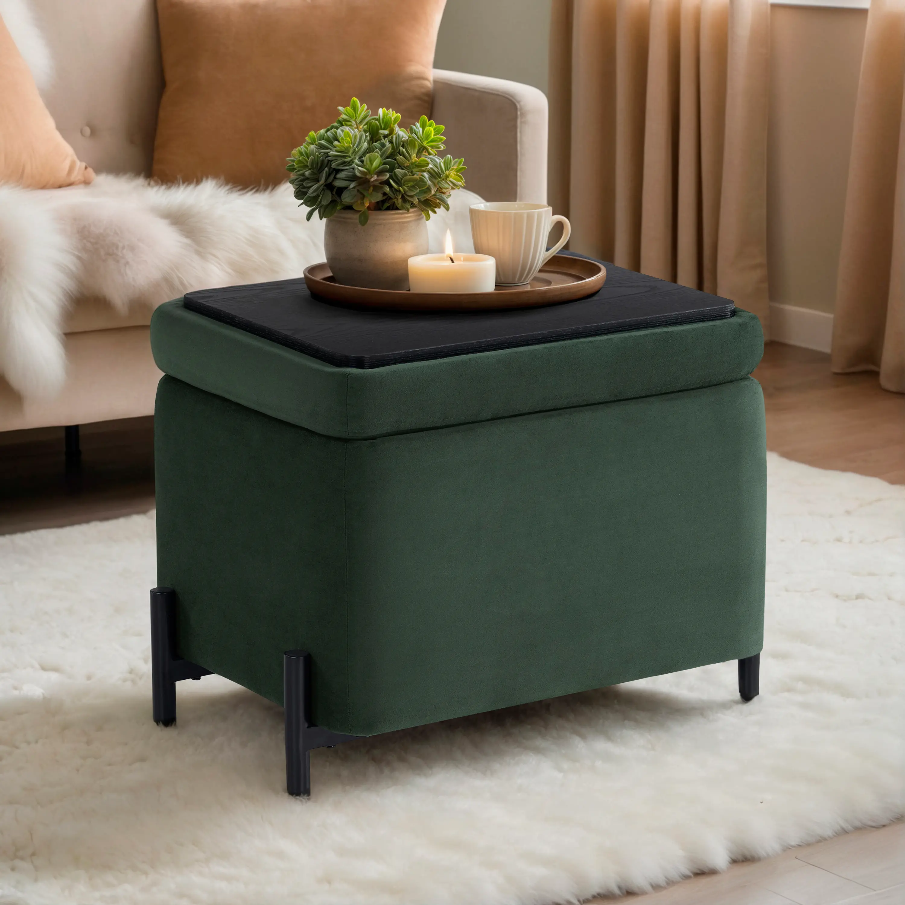 517A007GRN Kenai Green Storage Ottoman-2