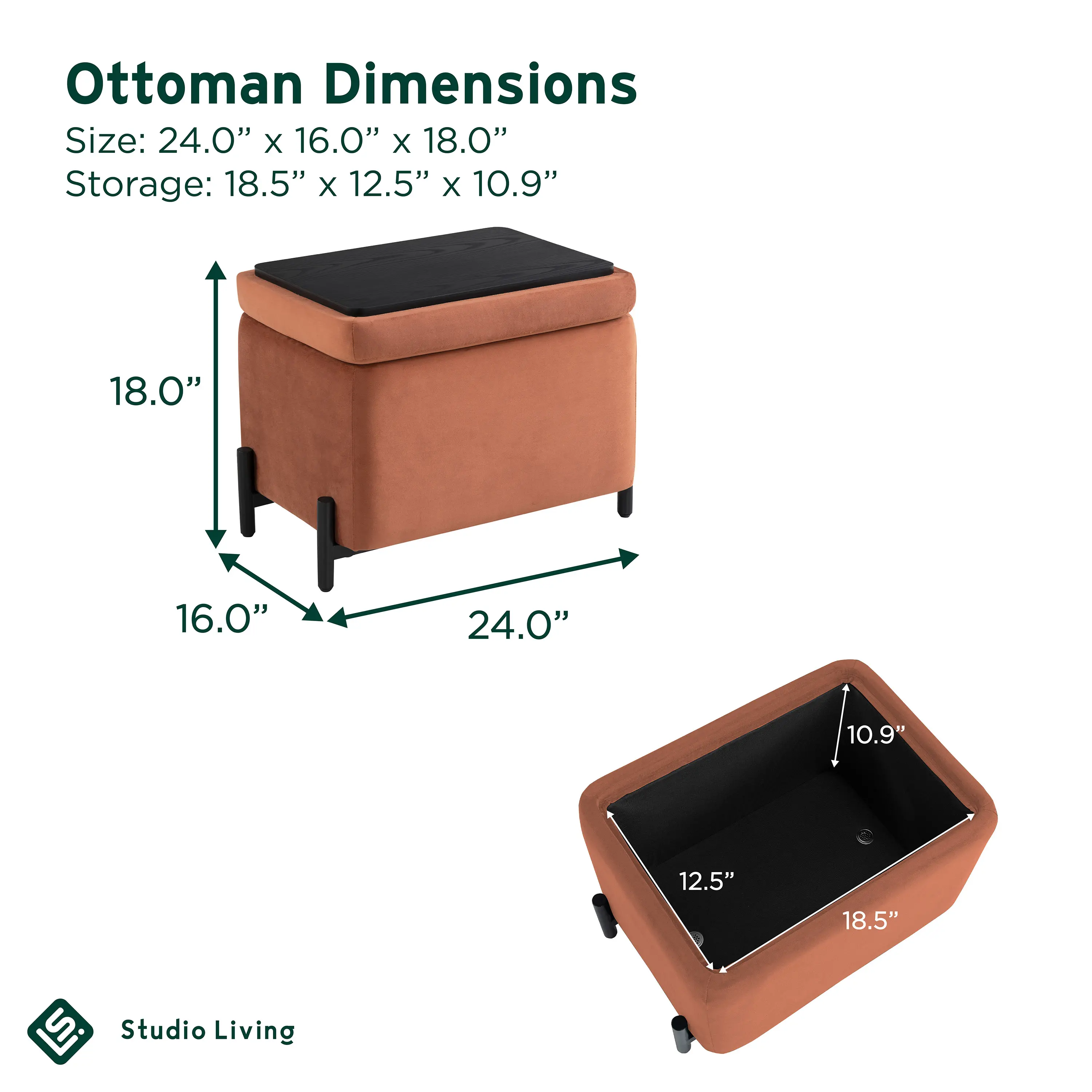 517A007RST Kenai Rust Orange Storage Ottoman-17