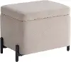 517A007TPE Kenai Taupe Storage Ottoman