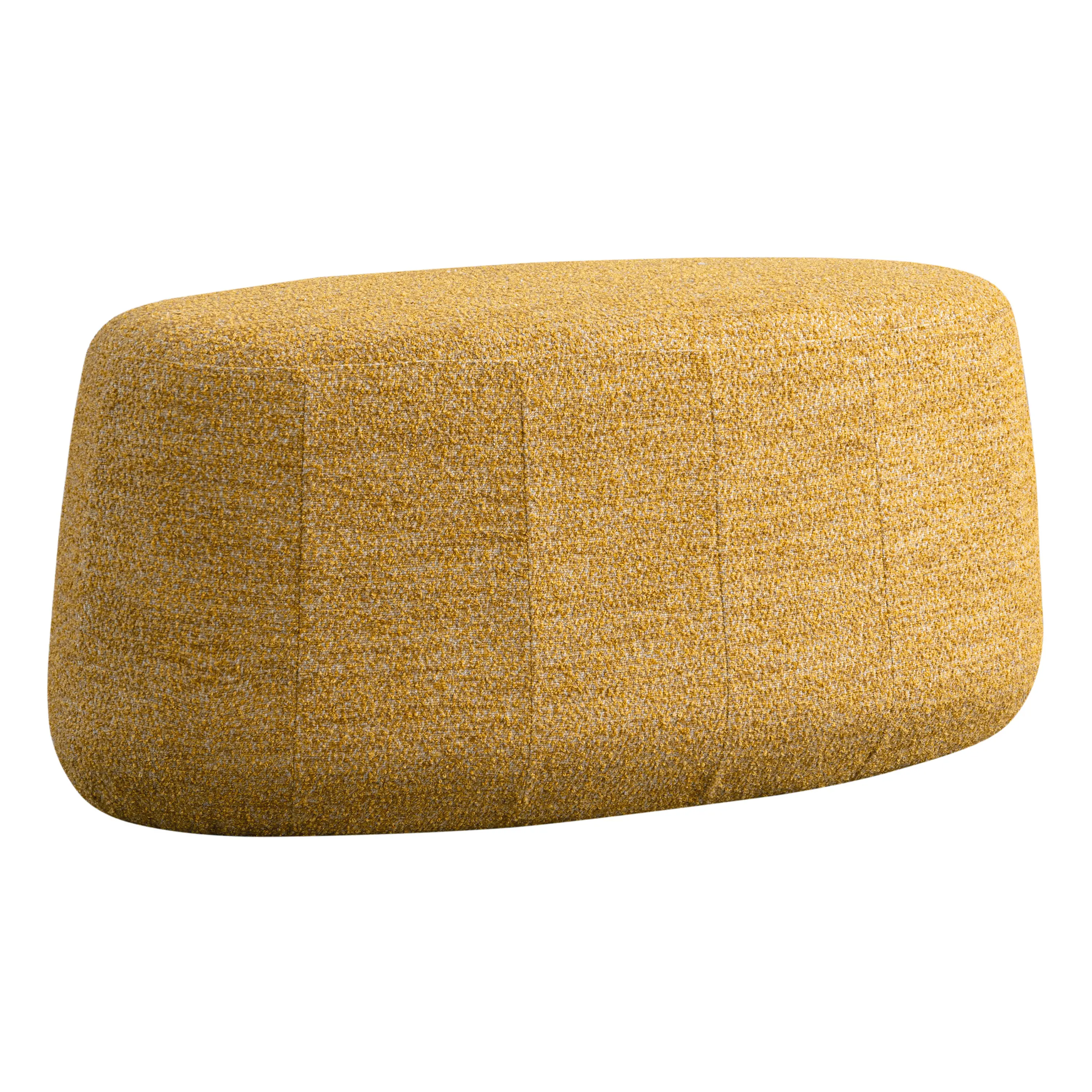 510A017MST Jackie Mustard Yellow Boucle Oval Ottoman-7