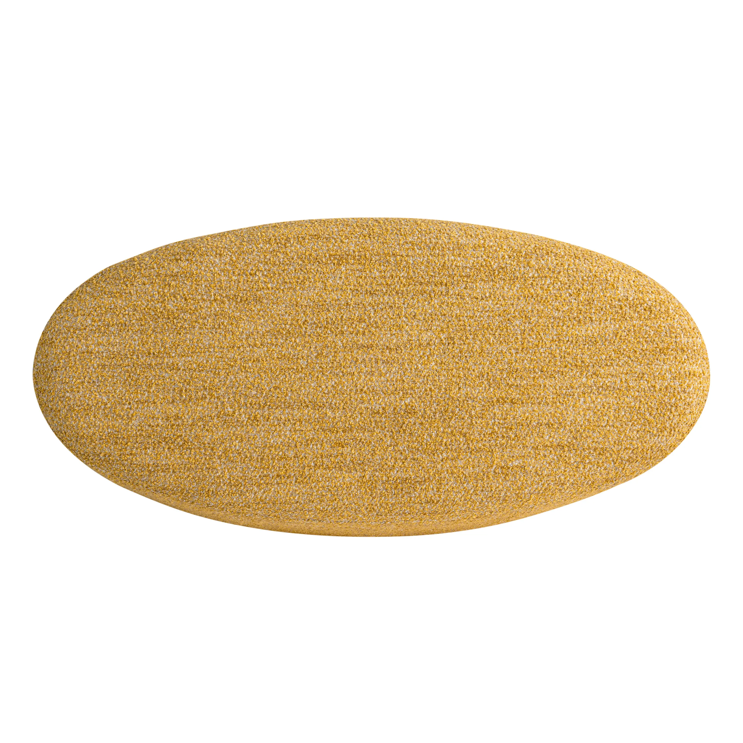 510A017MST Jackie Mustard Yellow Boucle Oval Ottoman-9