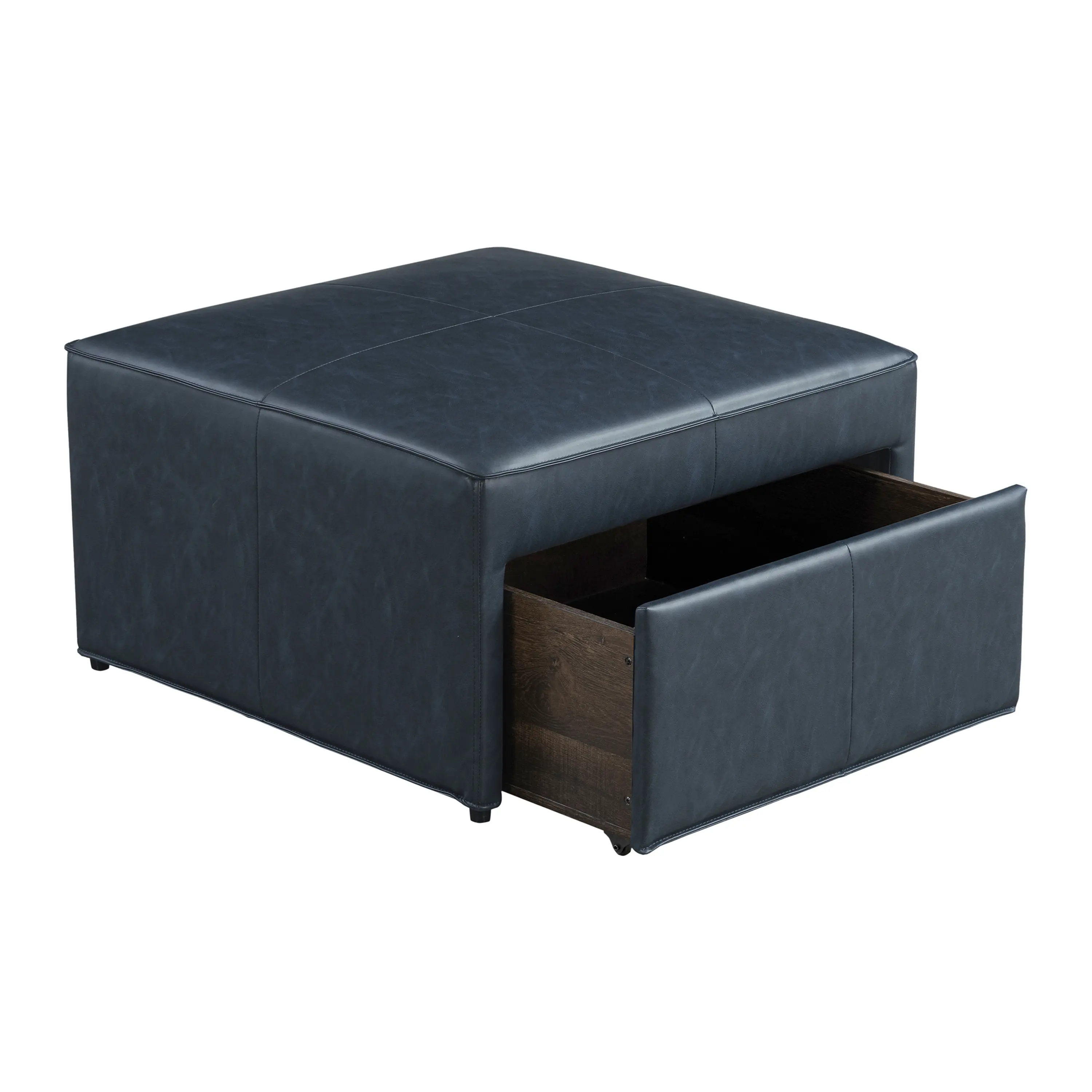 510A016NVY Mattie Navy Blue Faux Leather Storage Ottoman-7