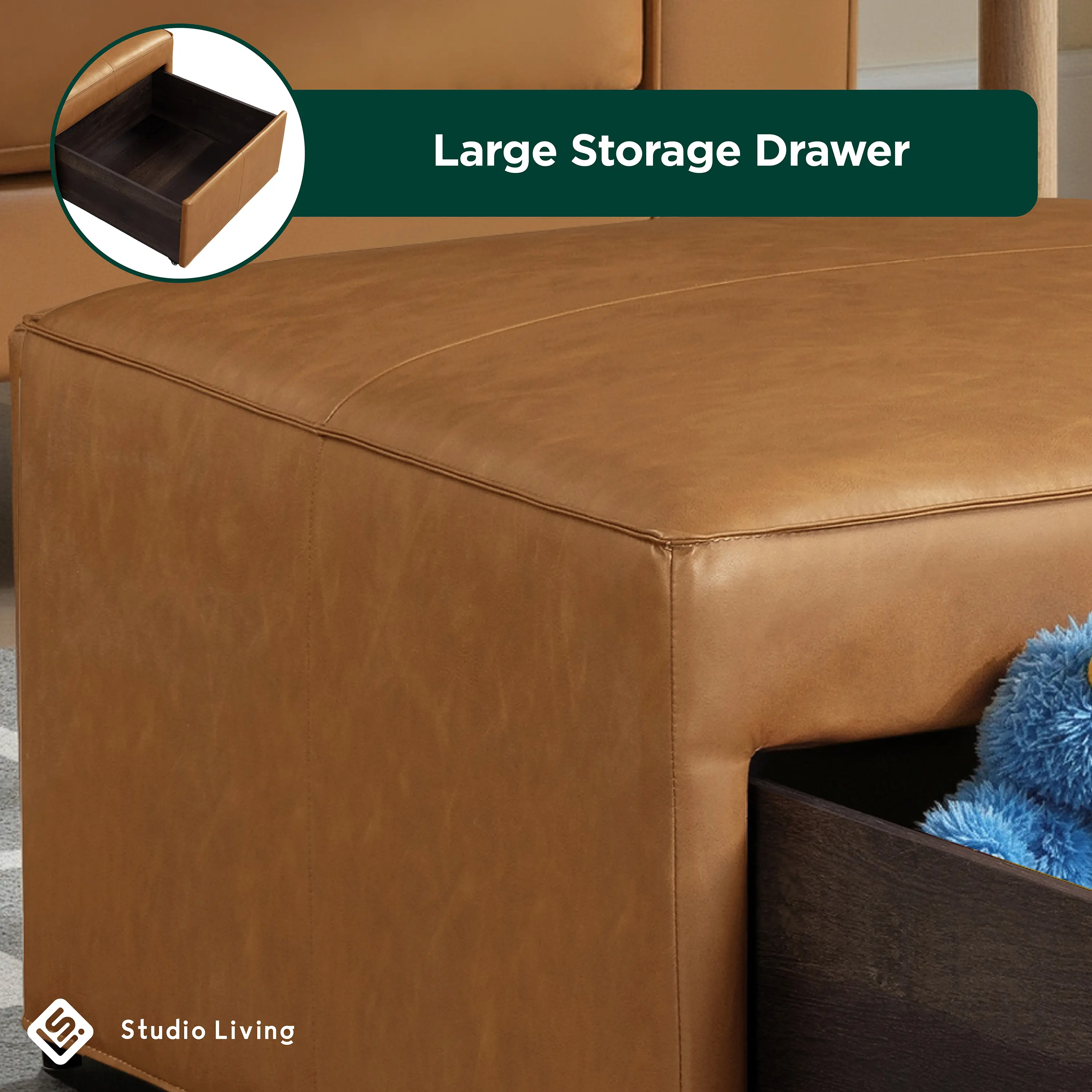 510A016CAR Mattie Caramel Brown Faux Leather Storage Ottoman-2
