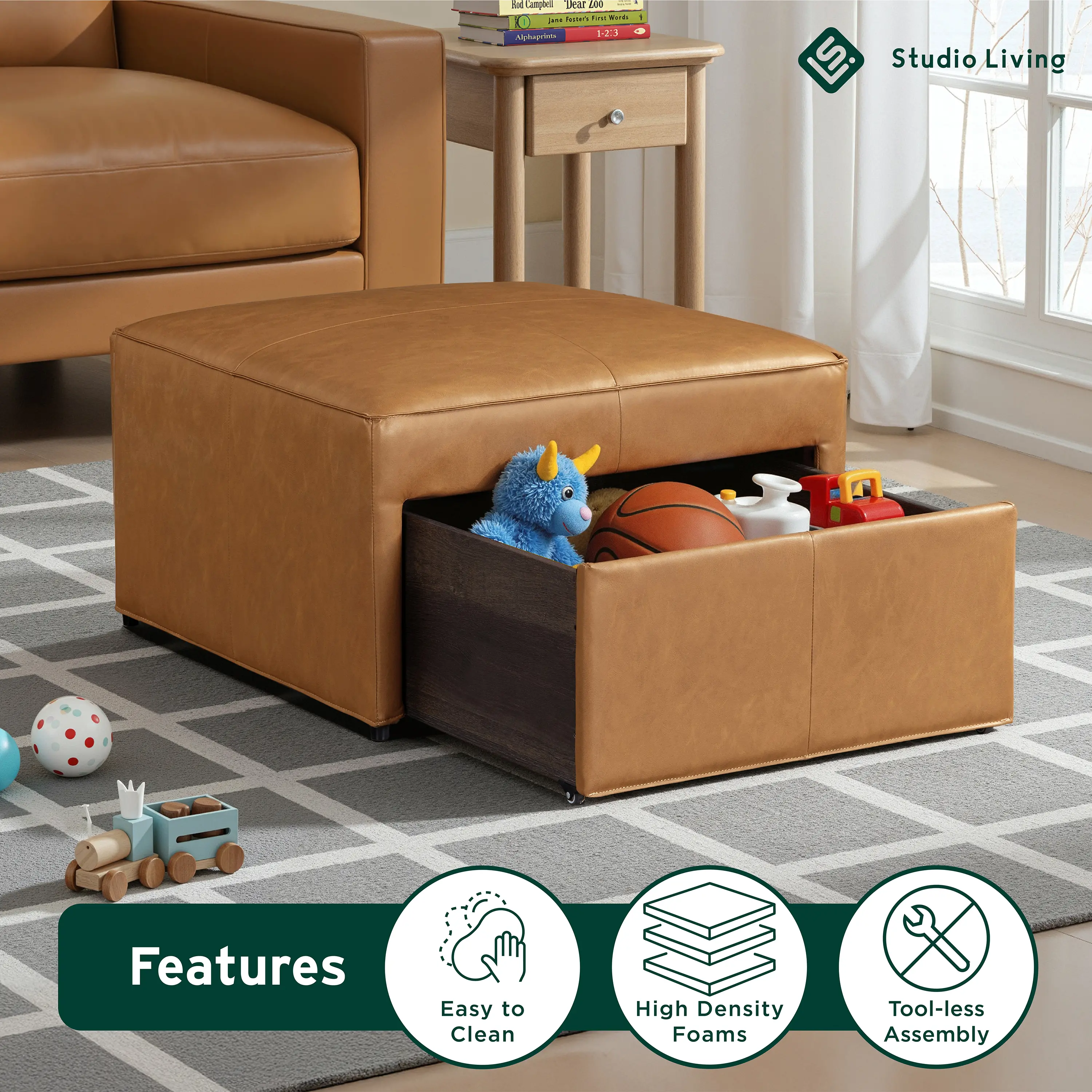 510A016CAR Mattie Caramel Brown Faux Leather Storage Ottoman-3