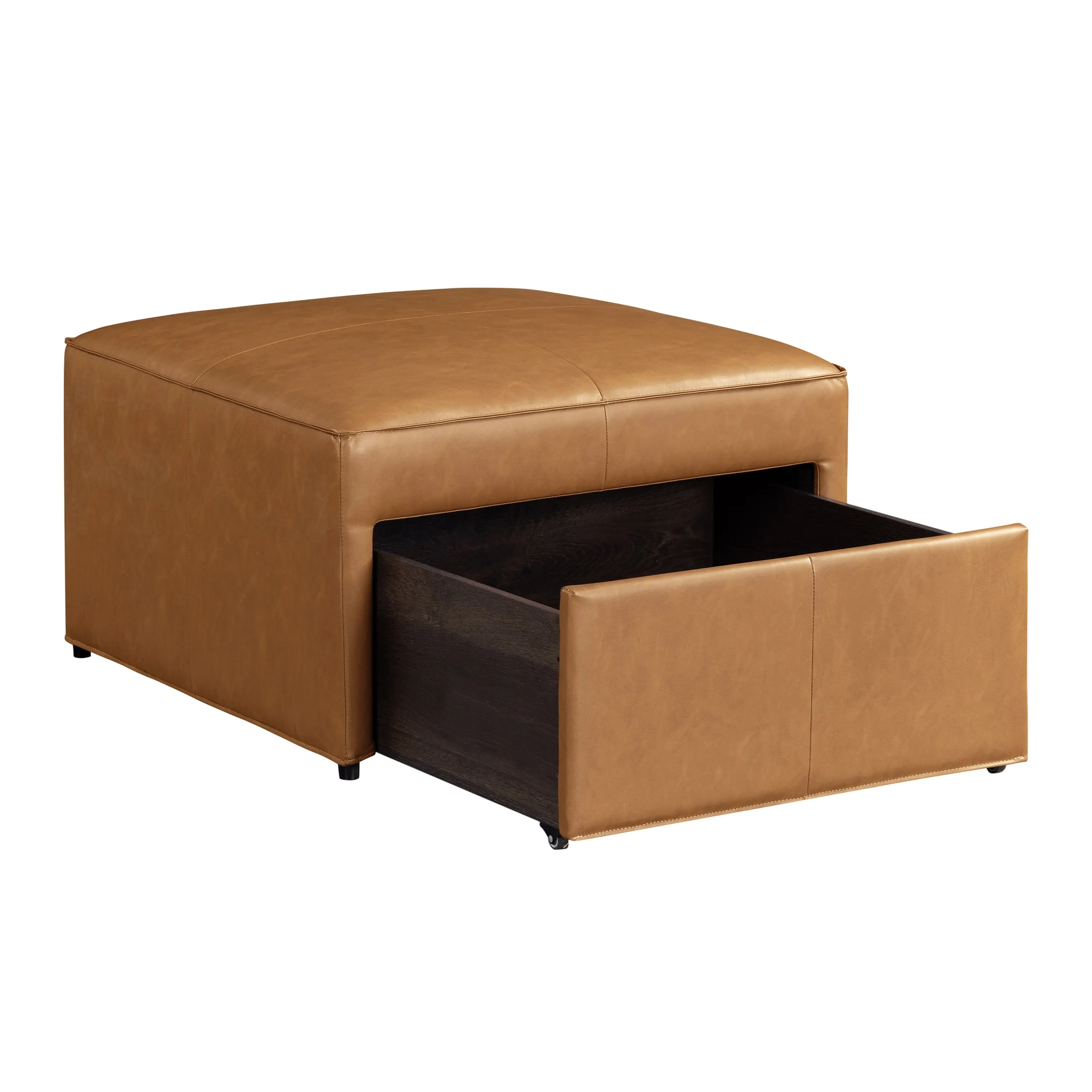 510A016CAR Mattie Caramel Brown Faux Leather Storage Ottoman-7
