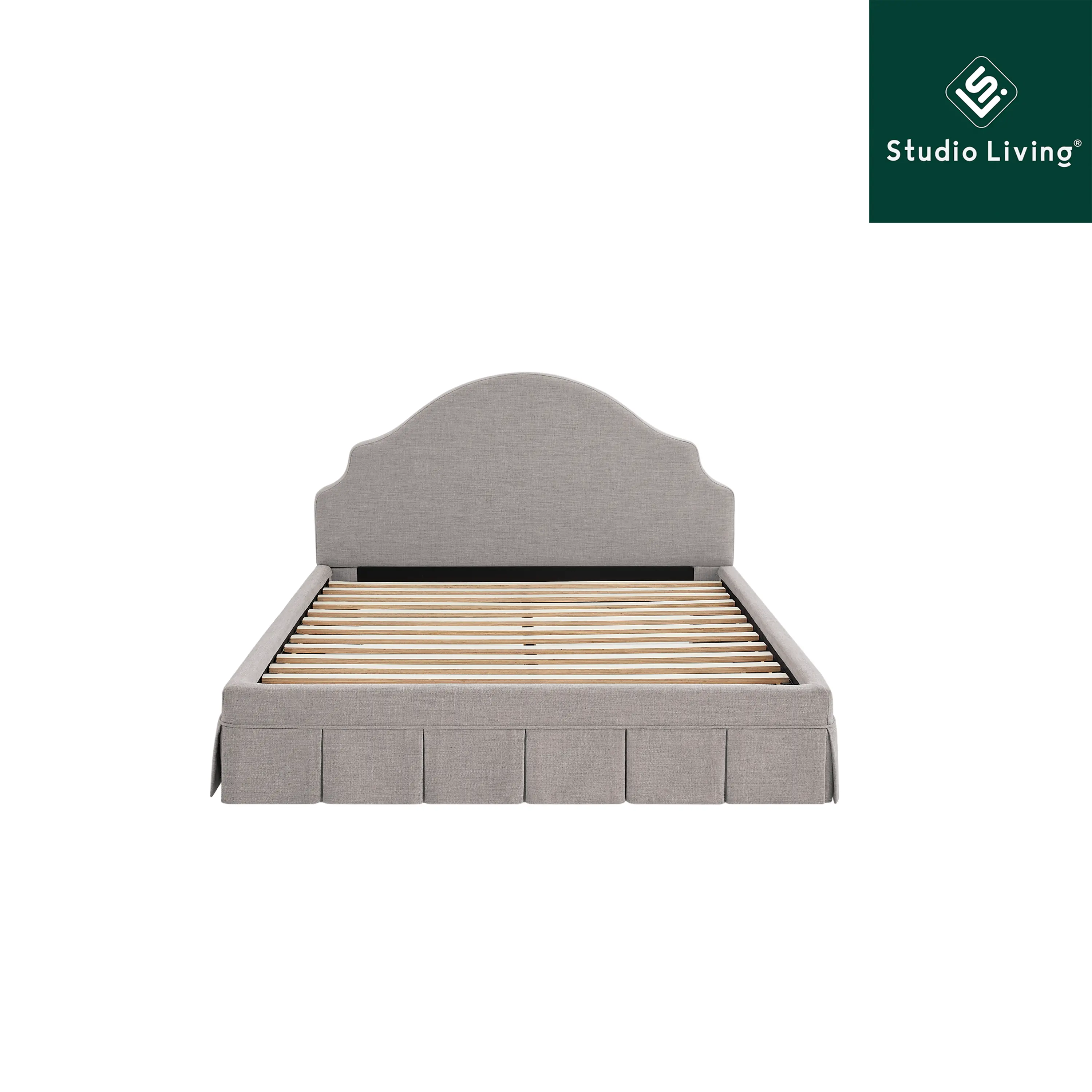31QA009GRY-SET Darcy Gray Upholstered Queen Storage Bed-6