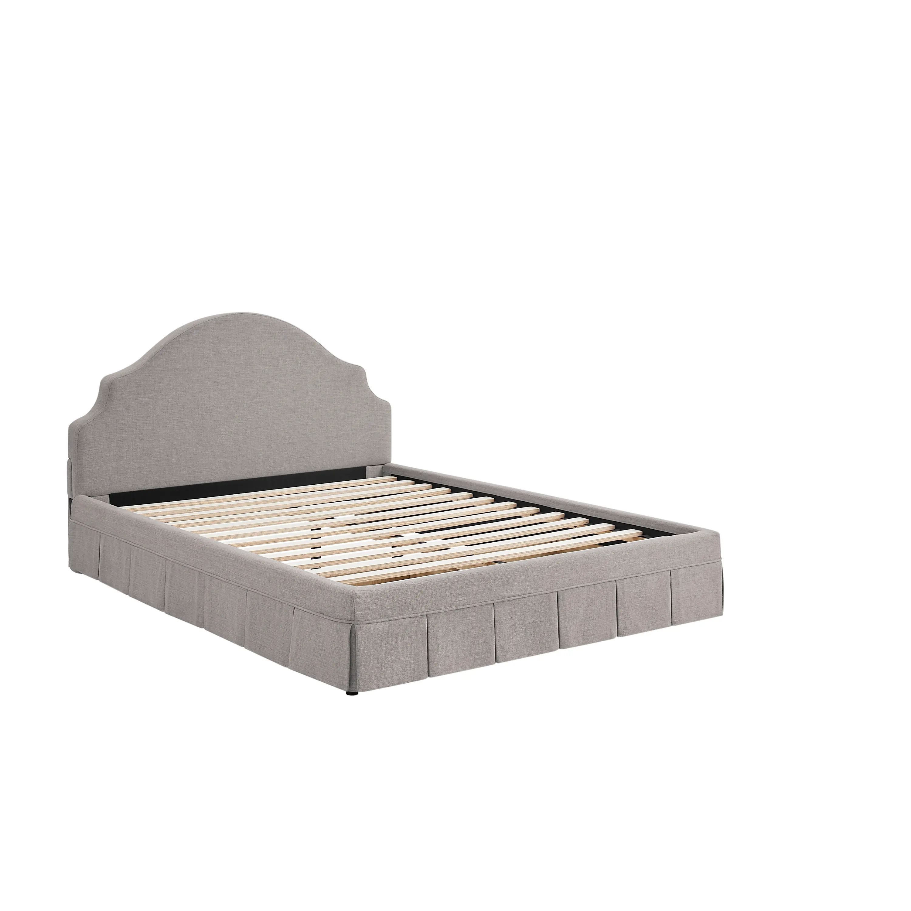 31QA009GRY-SET Darcy Gray Upholstered Queen Storage Bed-7