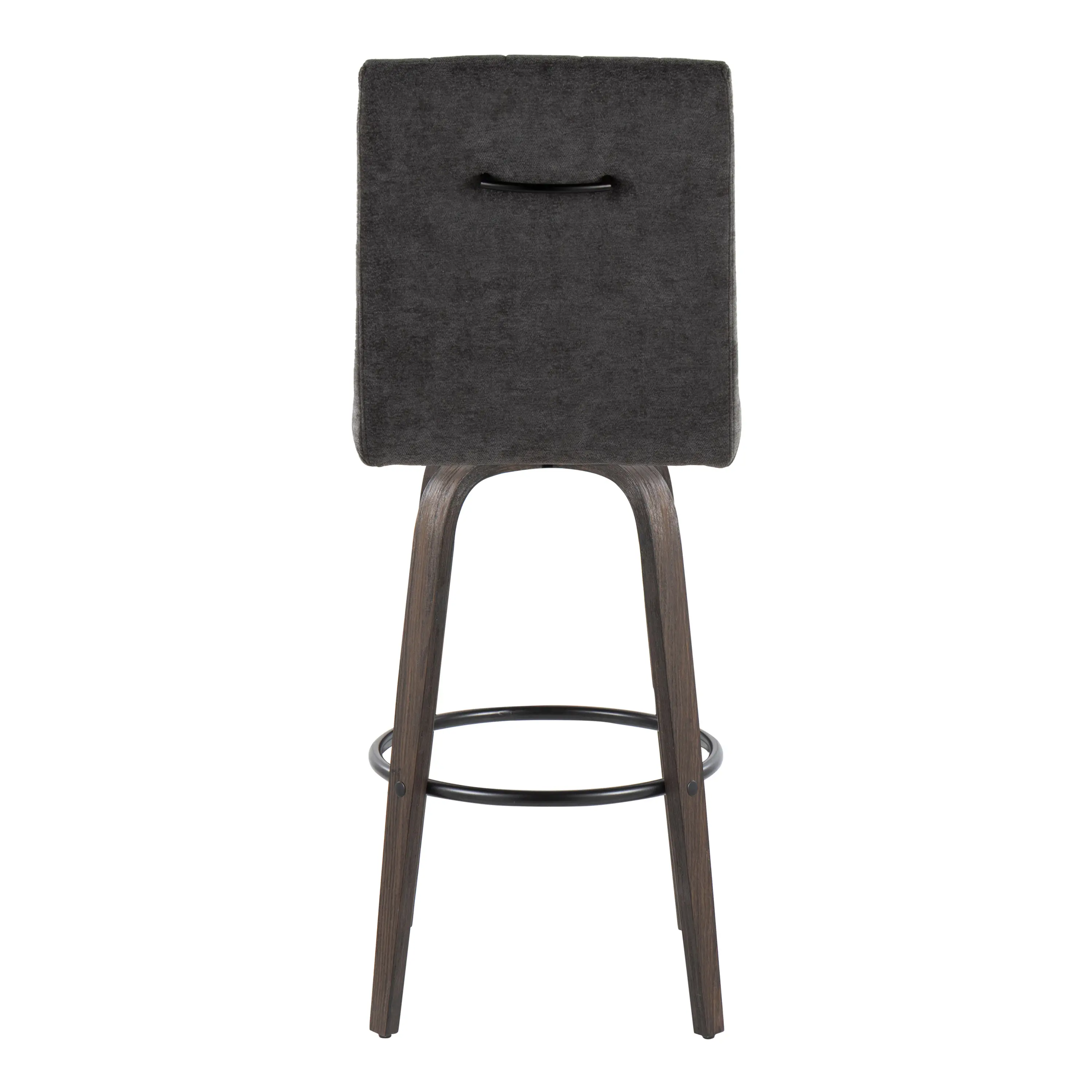 B30-HANKFB-GRTZQ2 BNBK2 Hank 30 Black and Brown Swivel Barstools - Set of 2-7