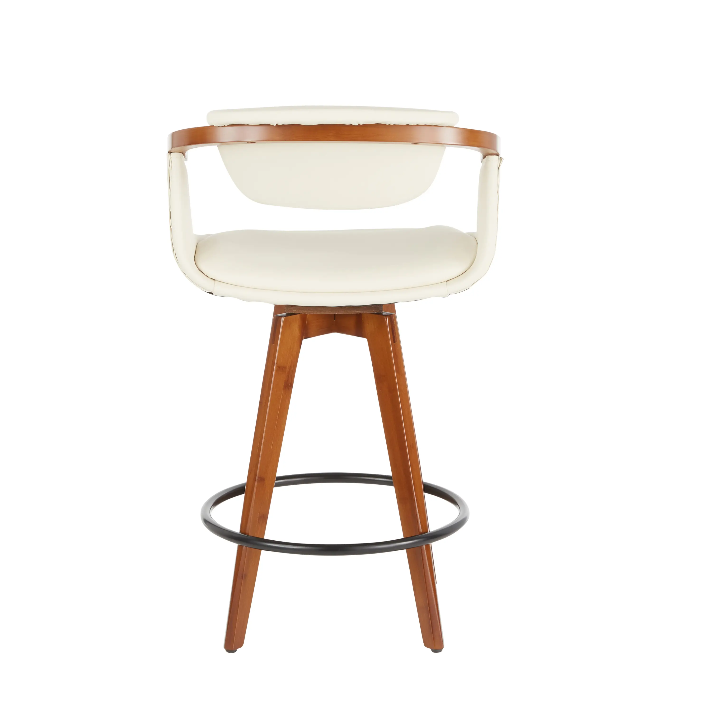B26-ORACLE WLCR Oracle Cream and Brown Counter Height Stool-6