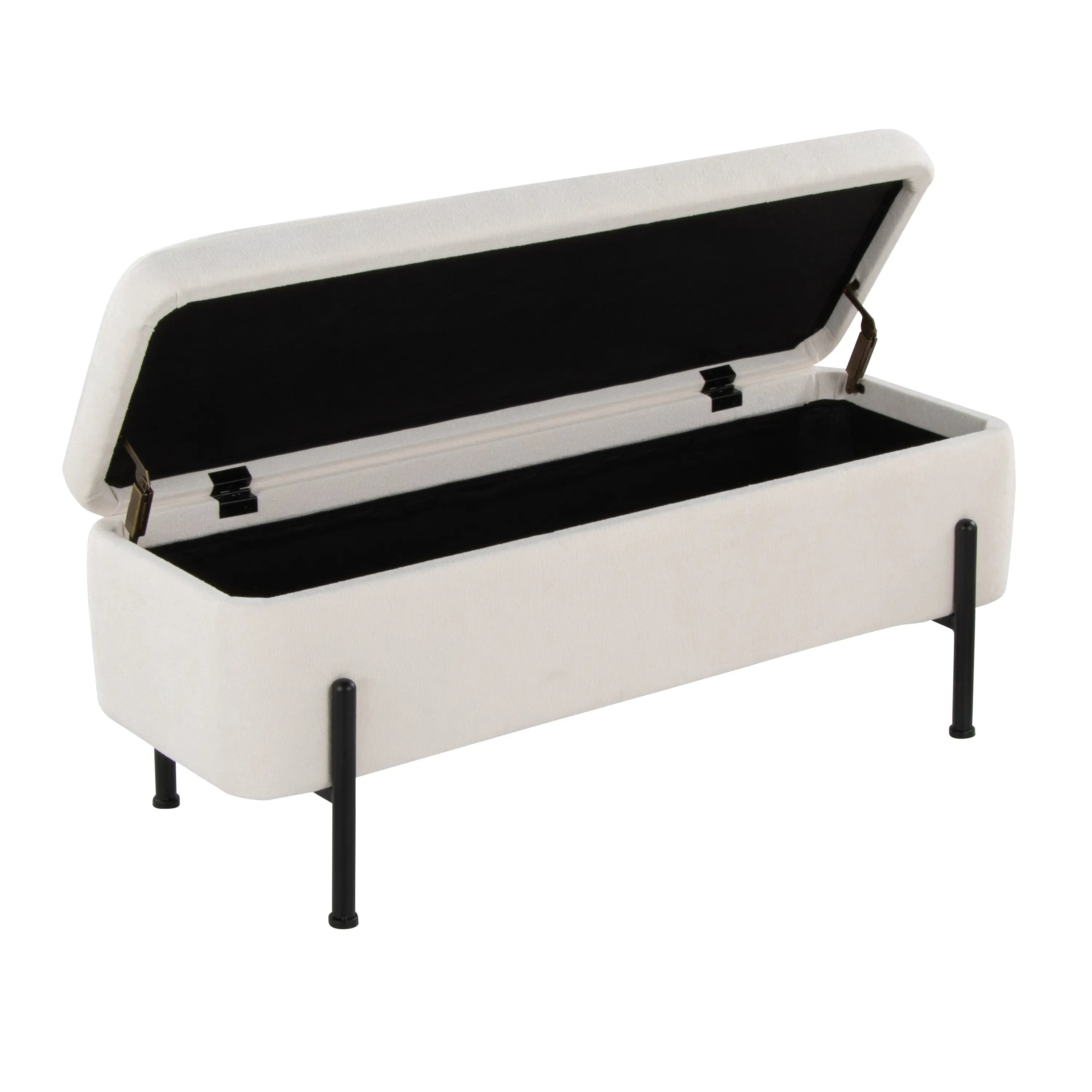 OT-DANIELLASTOR BKCRM Daniella White Storage Bench-3