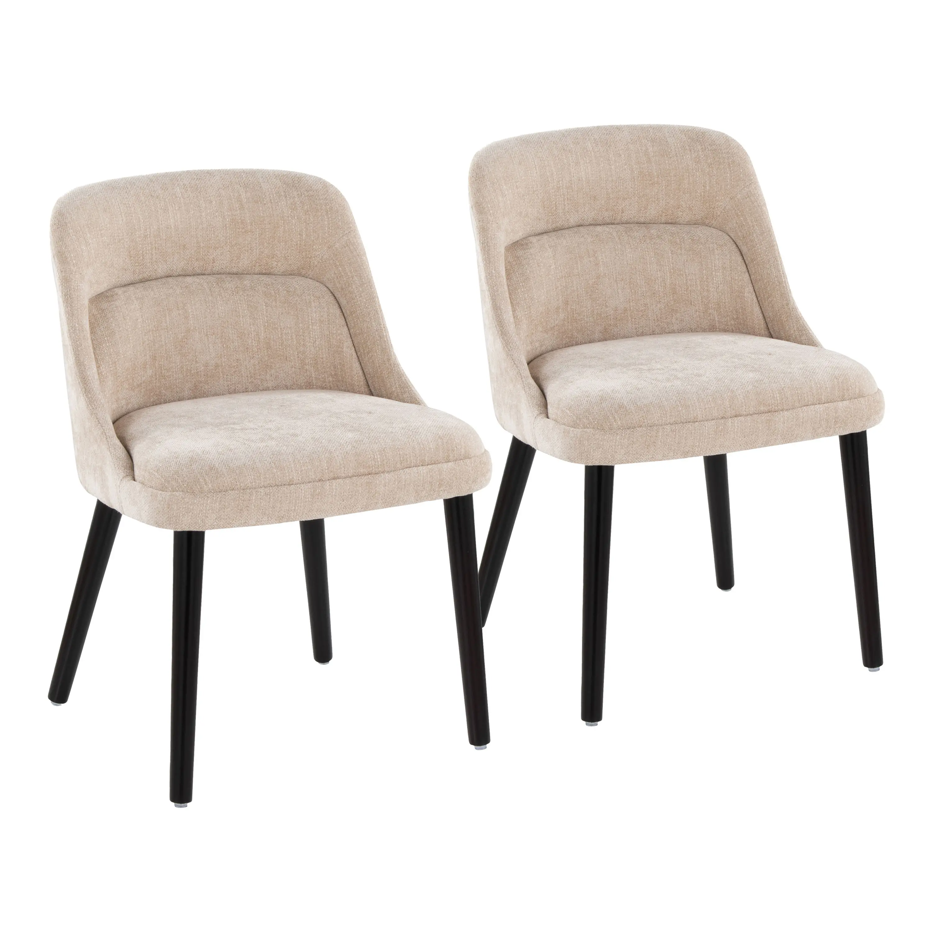 CH-RINA BKLBN2 Rina Light Brown Dining Chairs, Set of 2-1
