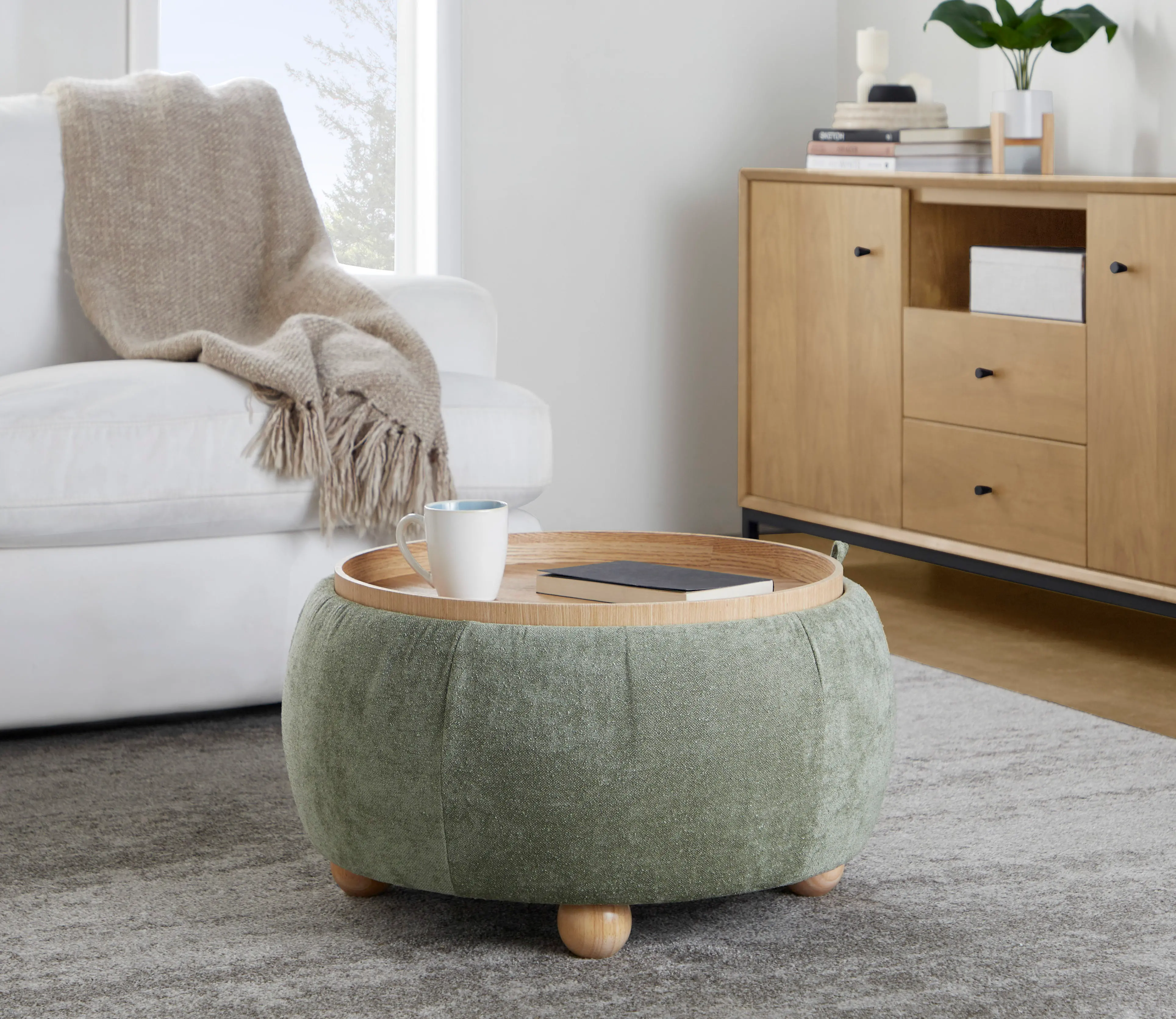 OT-TRAYPOUF NAGN Tray Green Pouf Storage Ottoman-1