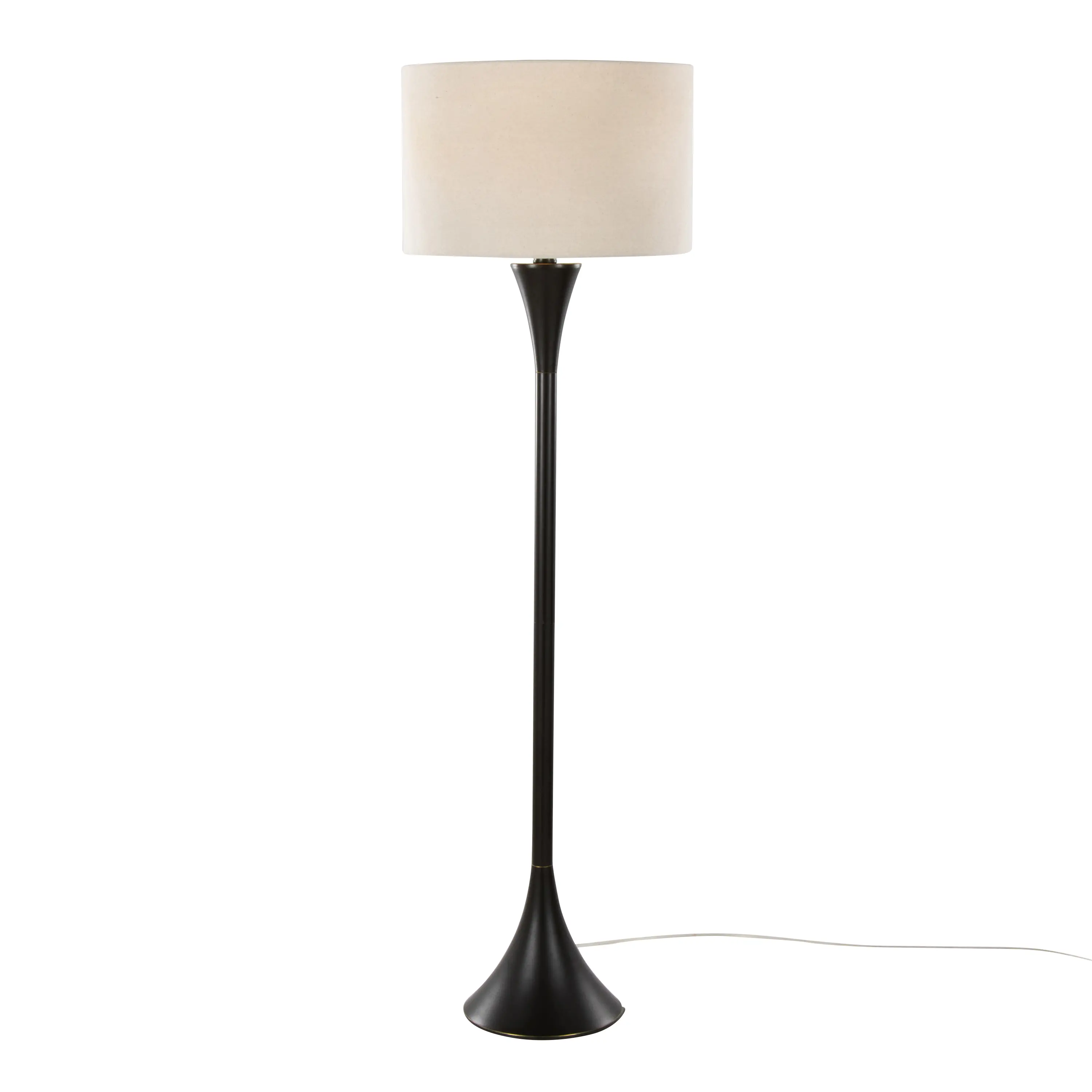 GFS65-LENUXE ORBNA Lenuxe Black 65 Metal Floor Lamp-4