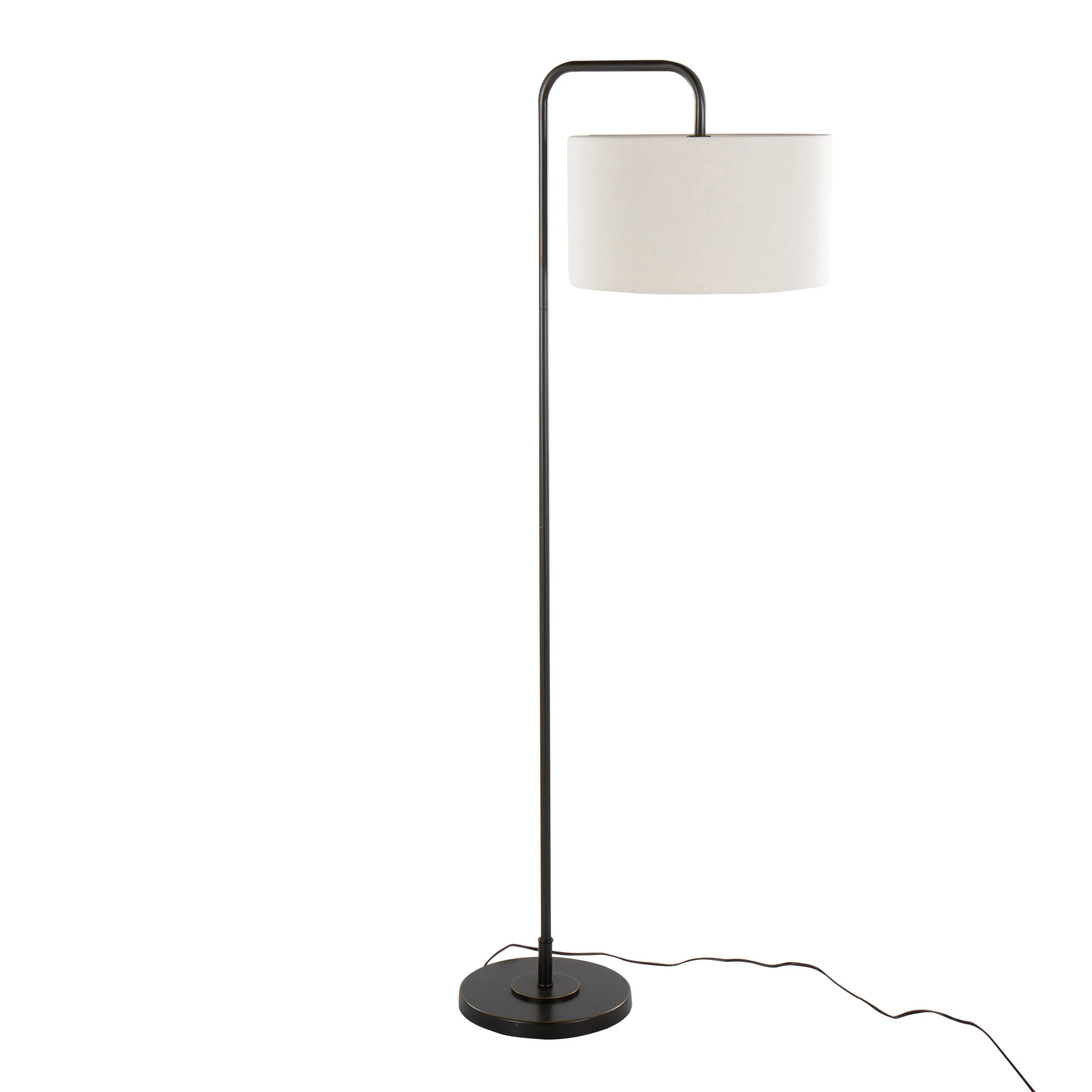 GFS64-PUCK ORBNA Puck Black 63 Metal Floor Lamp-2