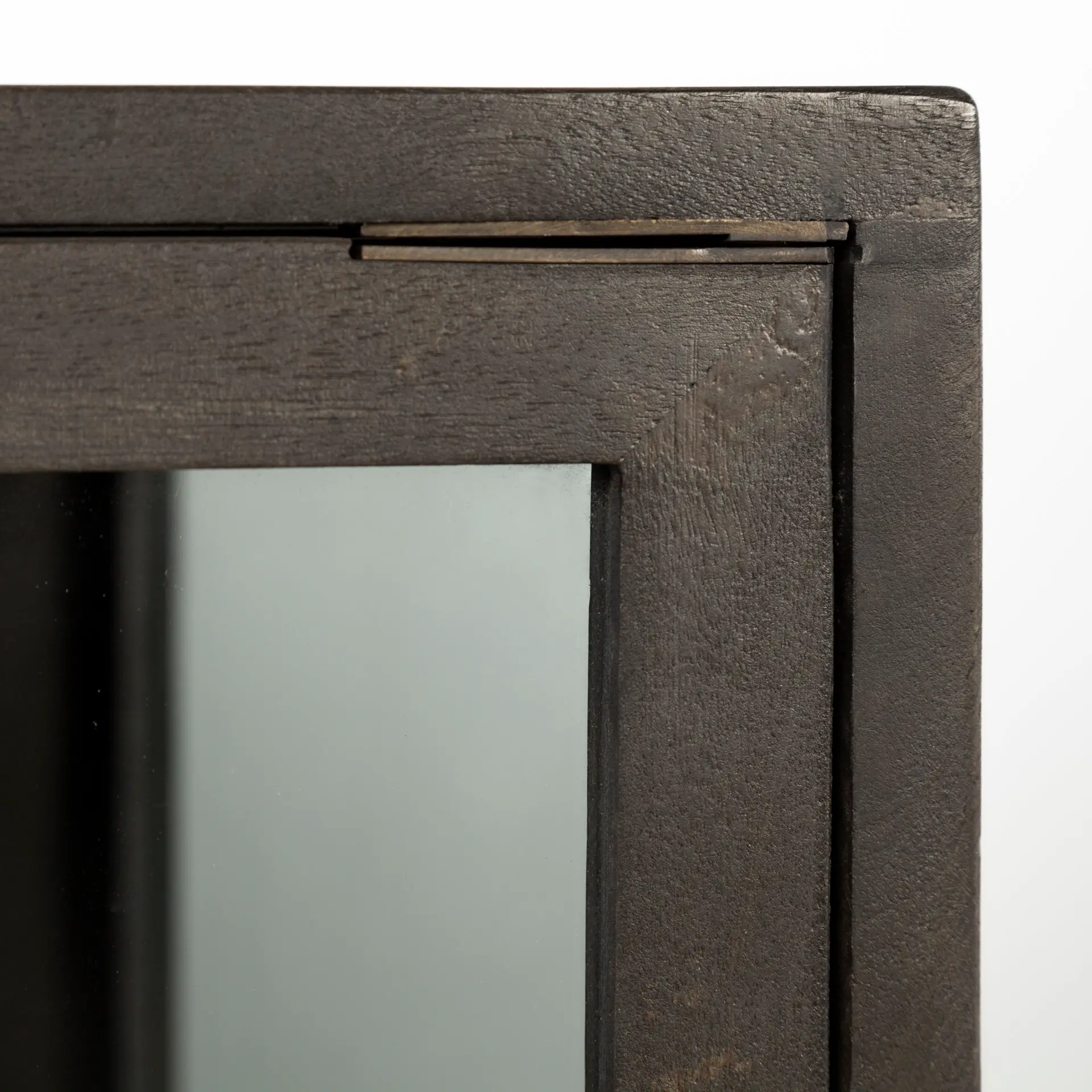 Arelius Black-Brown Glass Door Accent Cabinet-10