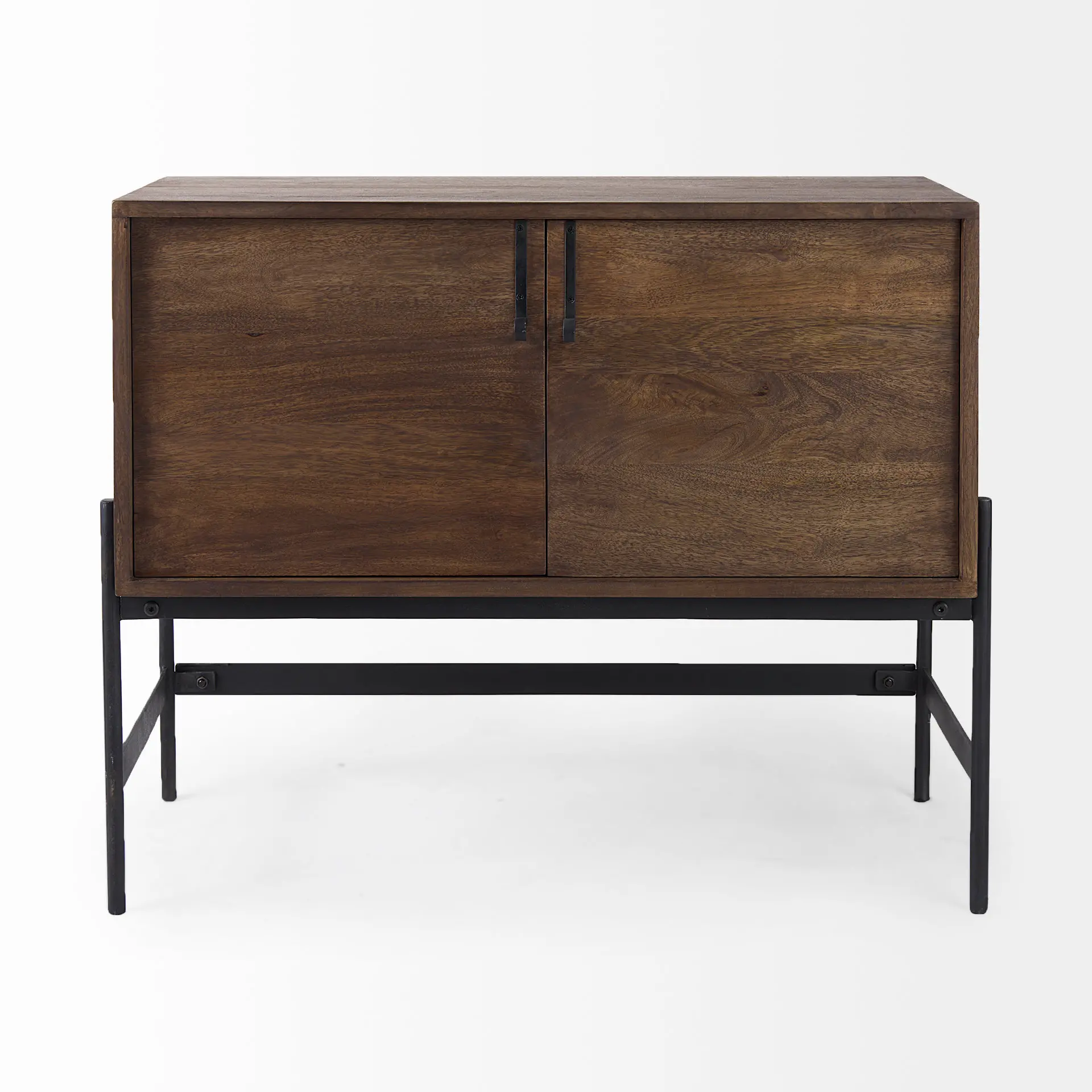 Glenn Dark Brown Accent Cabinet-1