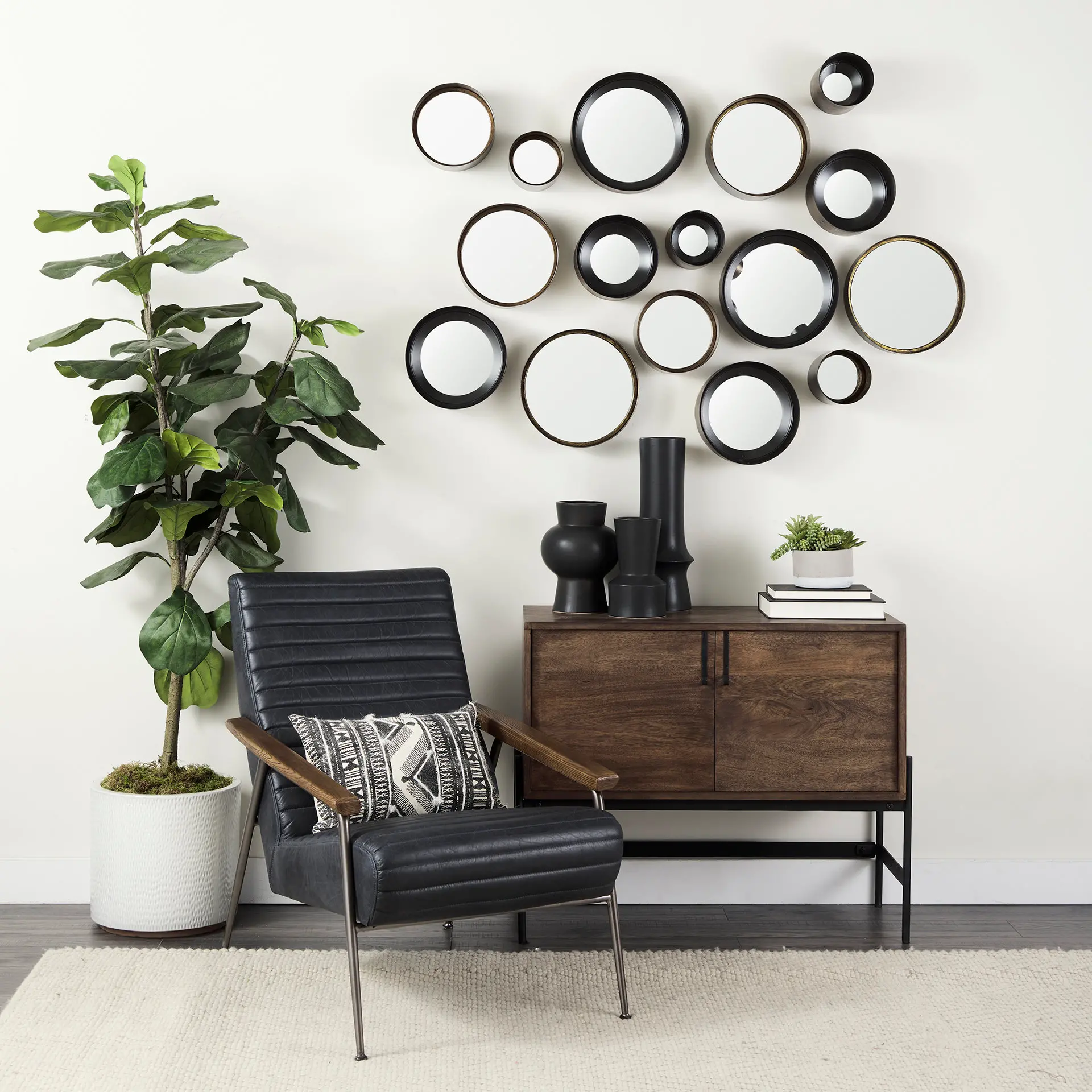 Glenn Dark Brown Accent Cabinet-2