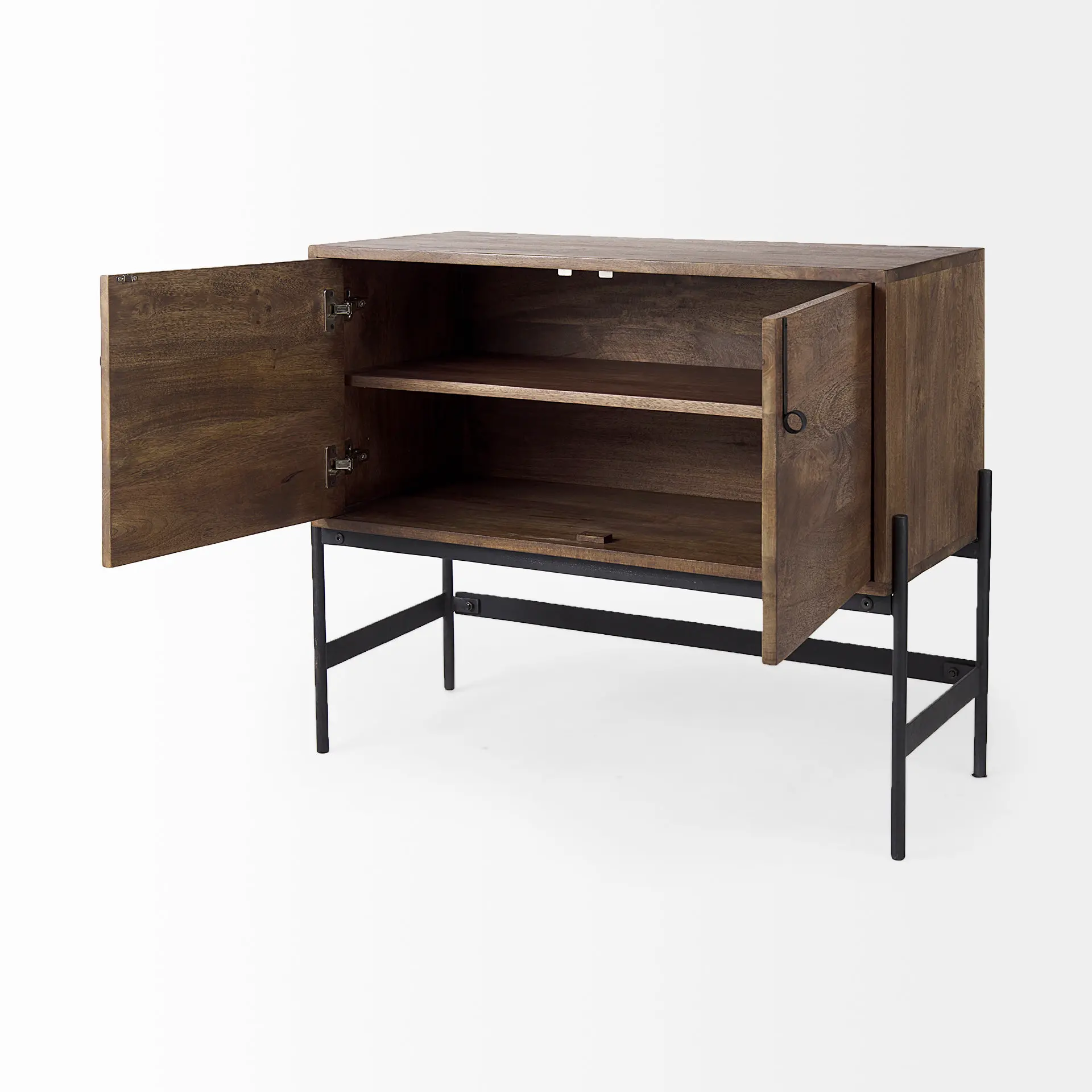 Glenn Dark Brown Accent Cabinet-4