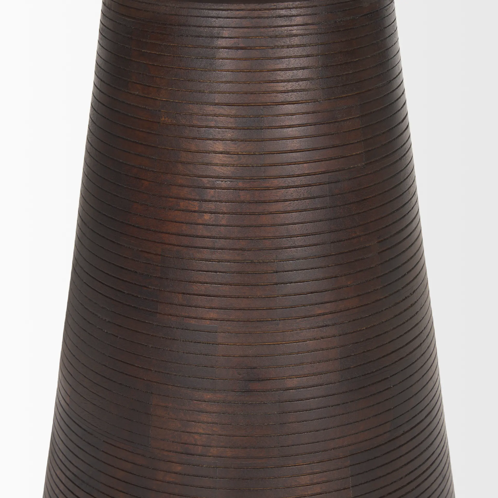 Novell Dark Wood Pedestal Accent Table-7