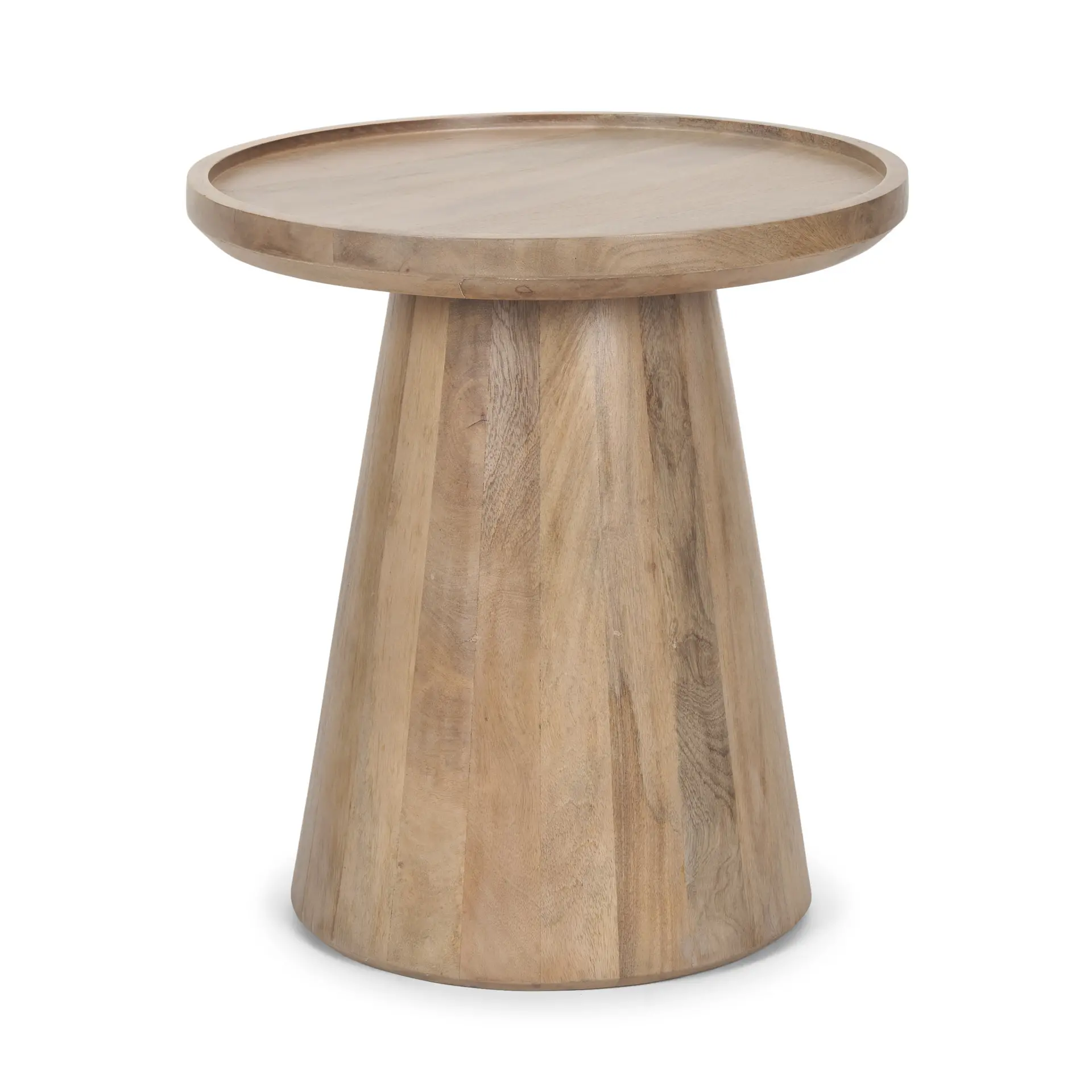 Takoda Light Brown Wood Tapered Accent Table-2