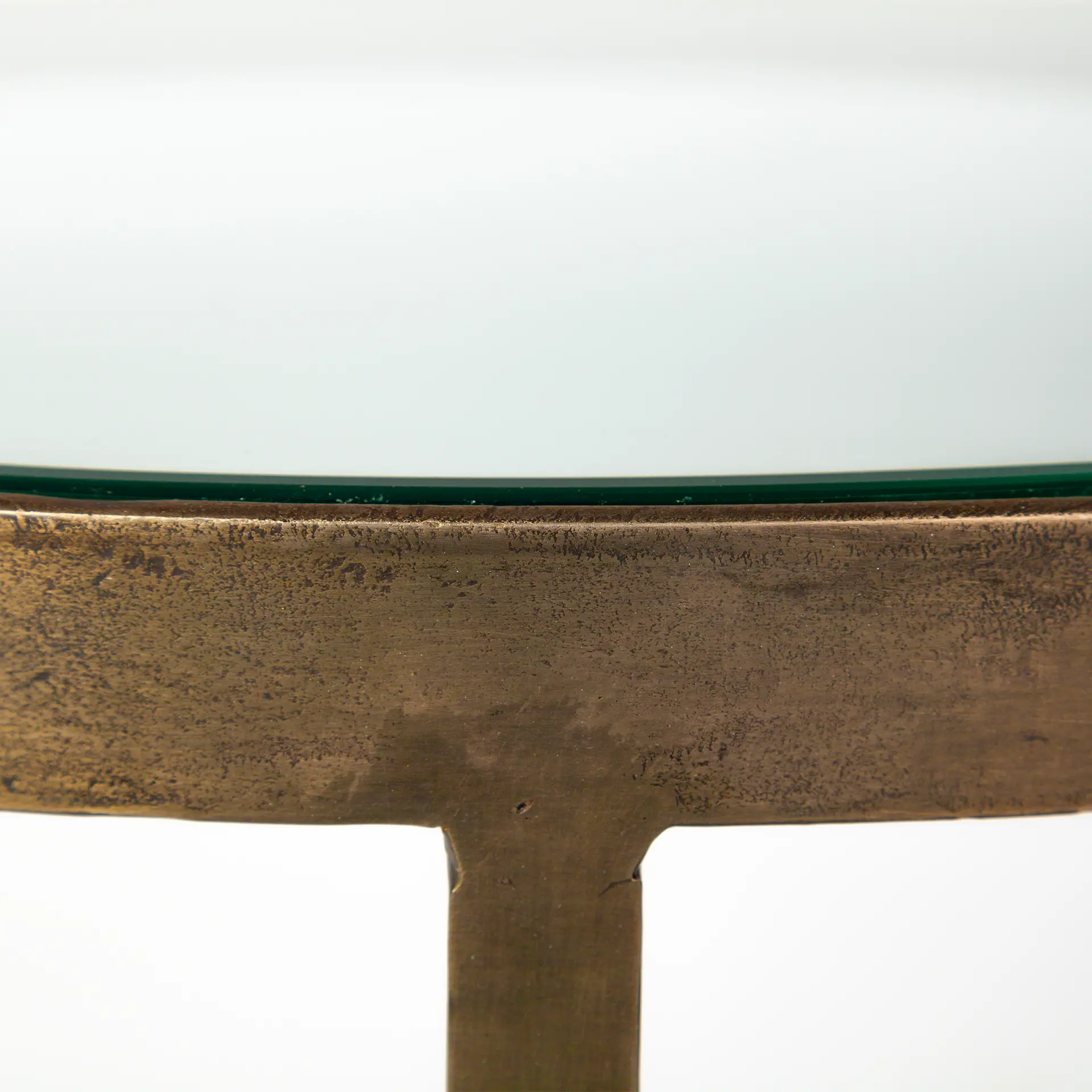 Reinhardt II 20 Round Glass and Marble Side Table-5
