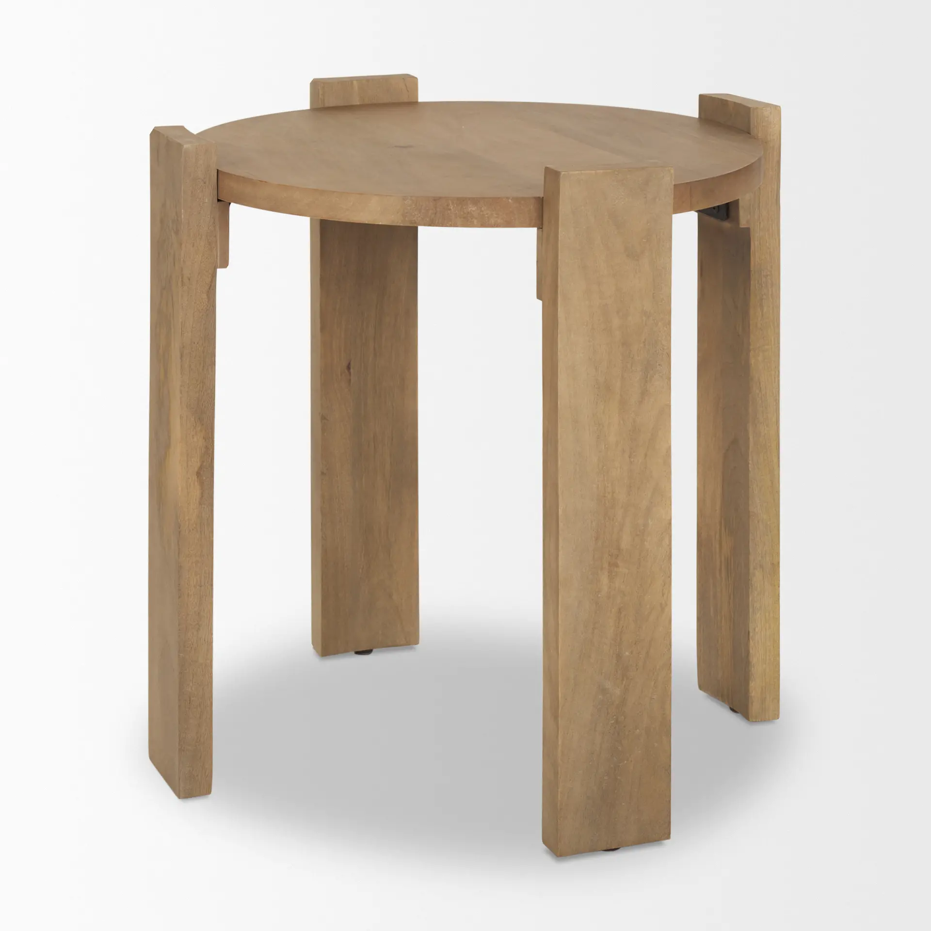 Evelyn Light Brown End Table-1