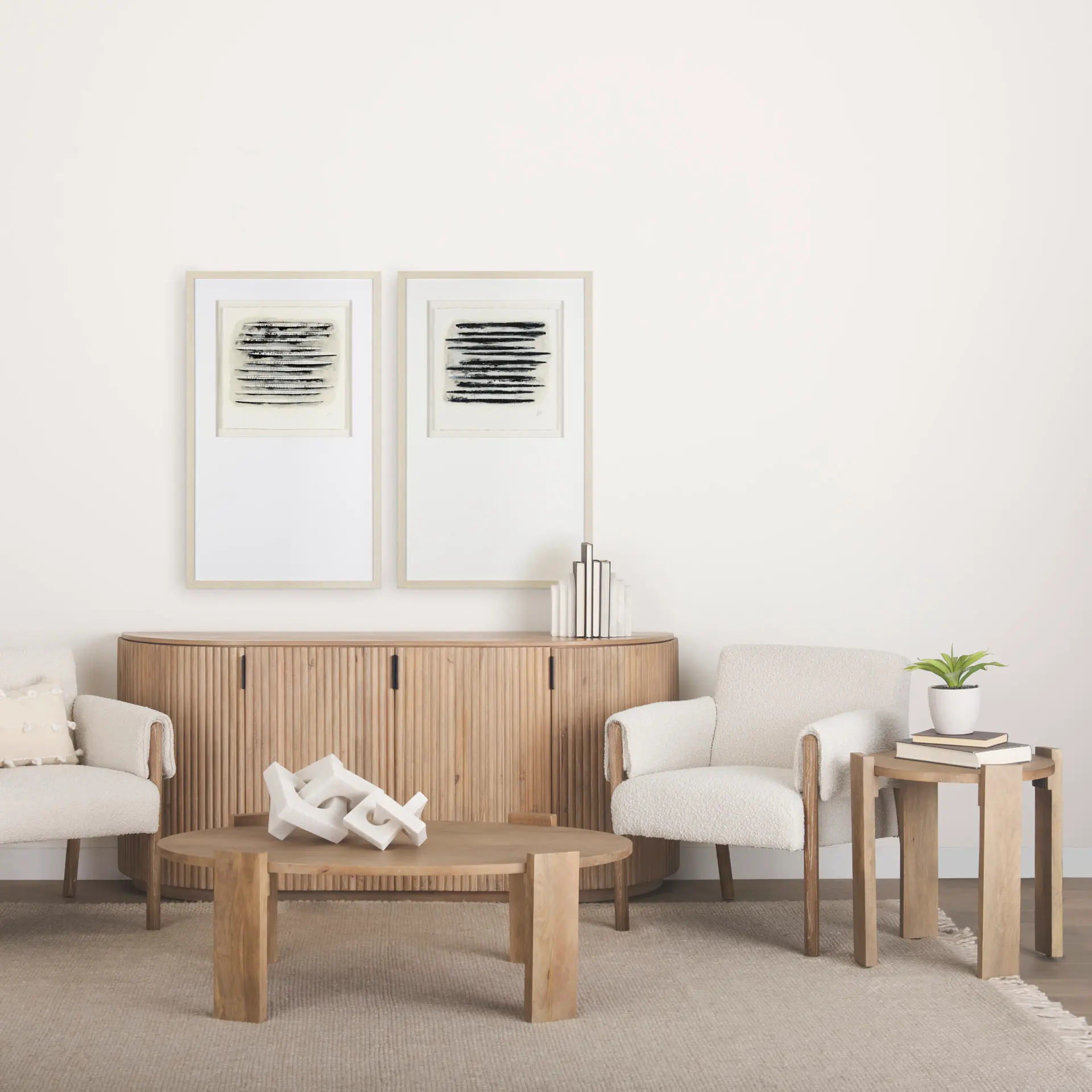 Evelyn Light Brown End Table-2
