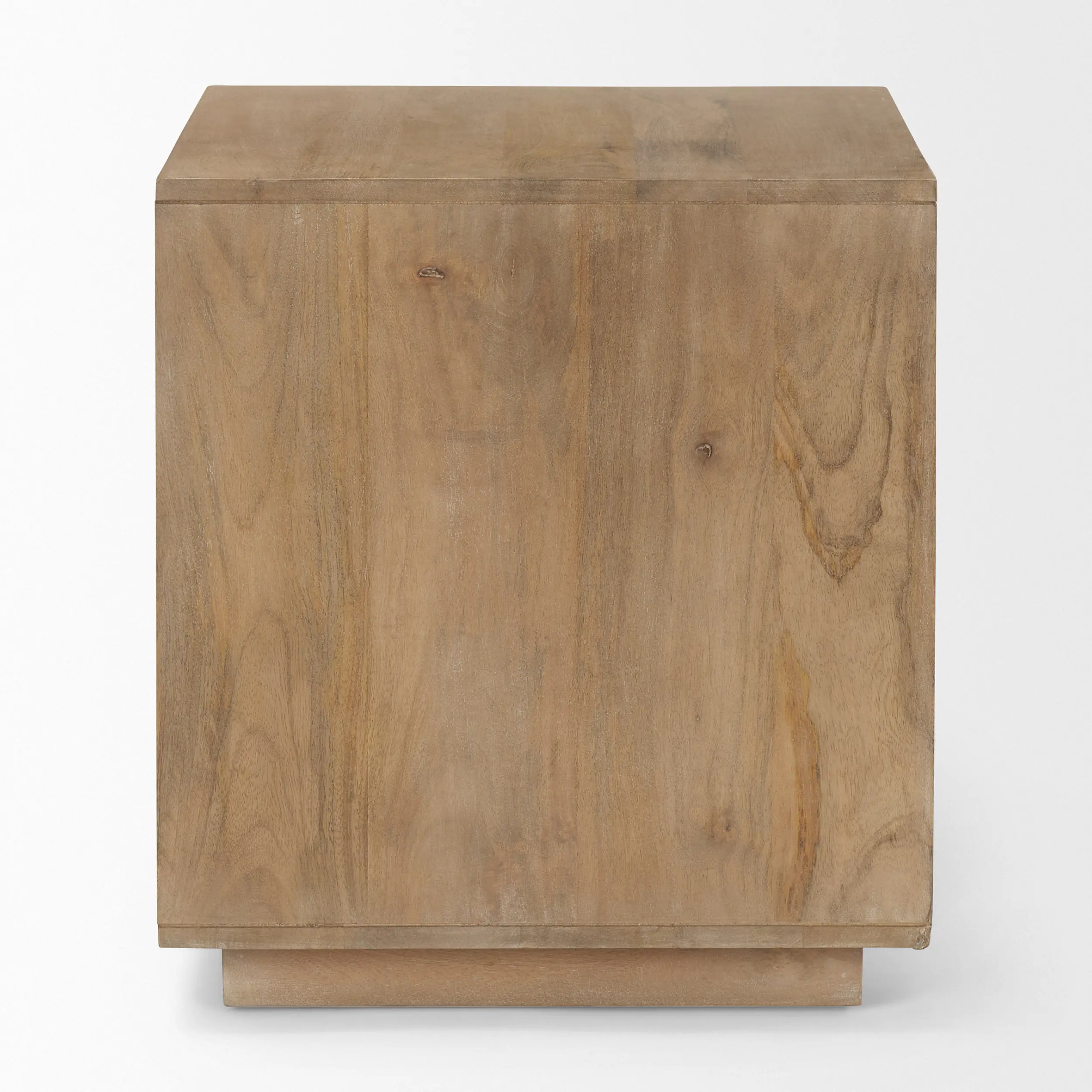 Grier Light Brown Cane End Table-5