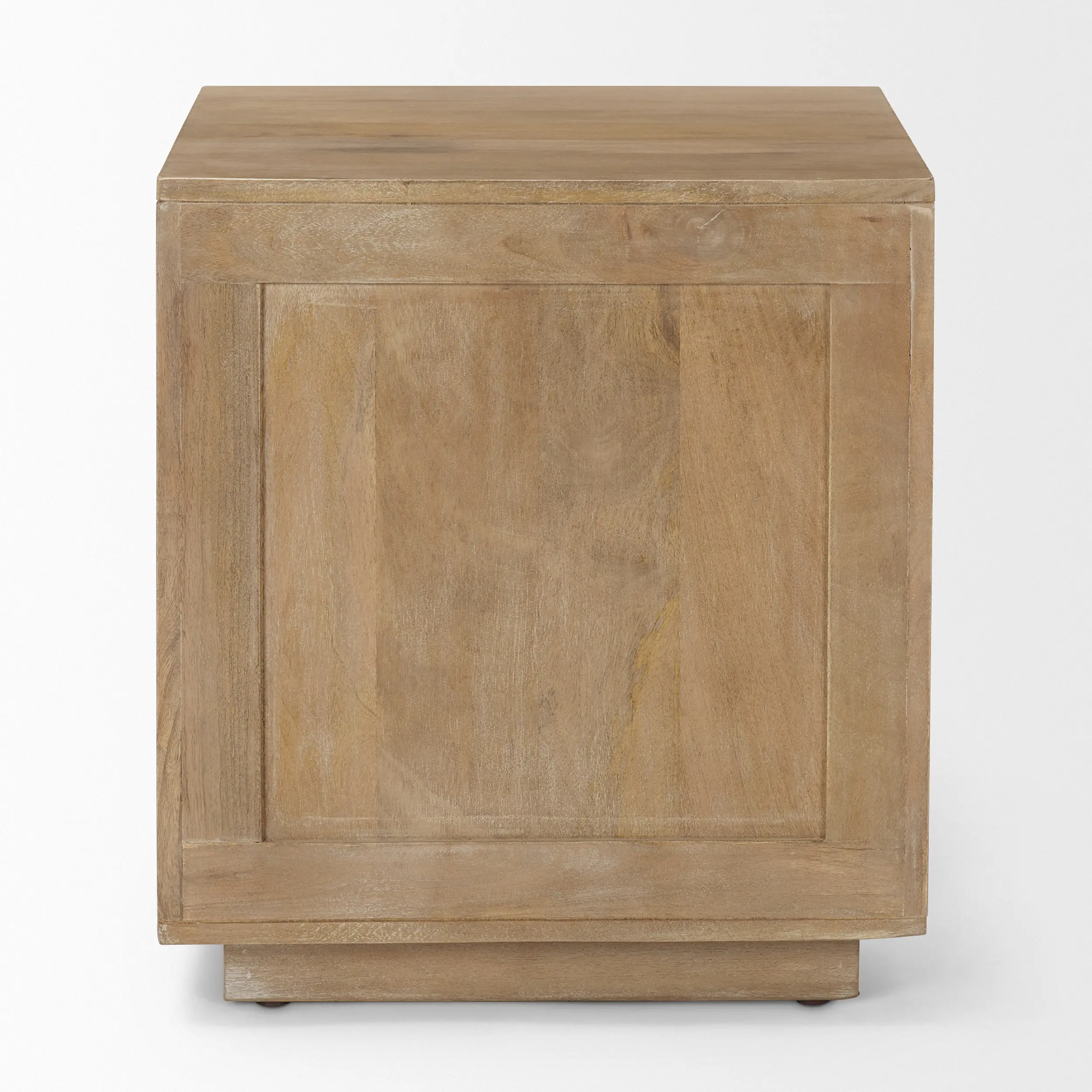 Grier Light Brown Cane End Table-6