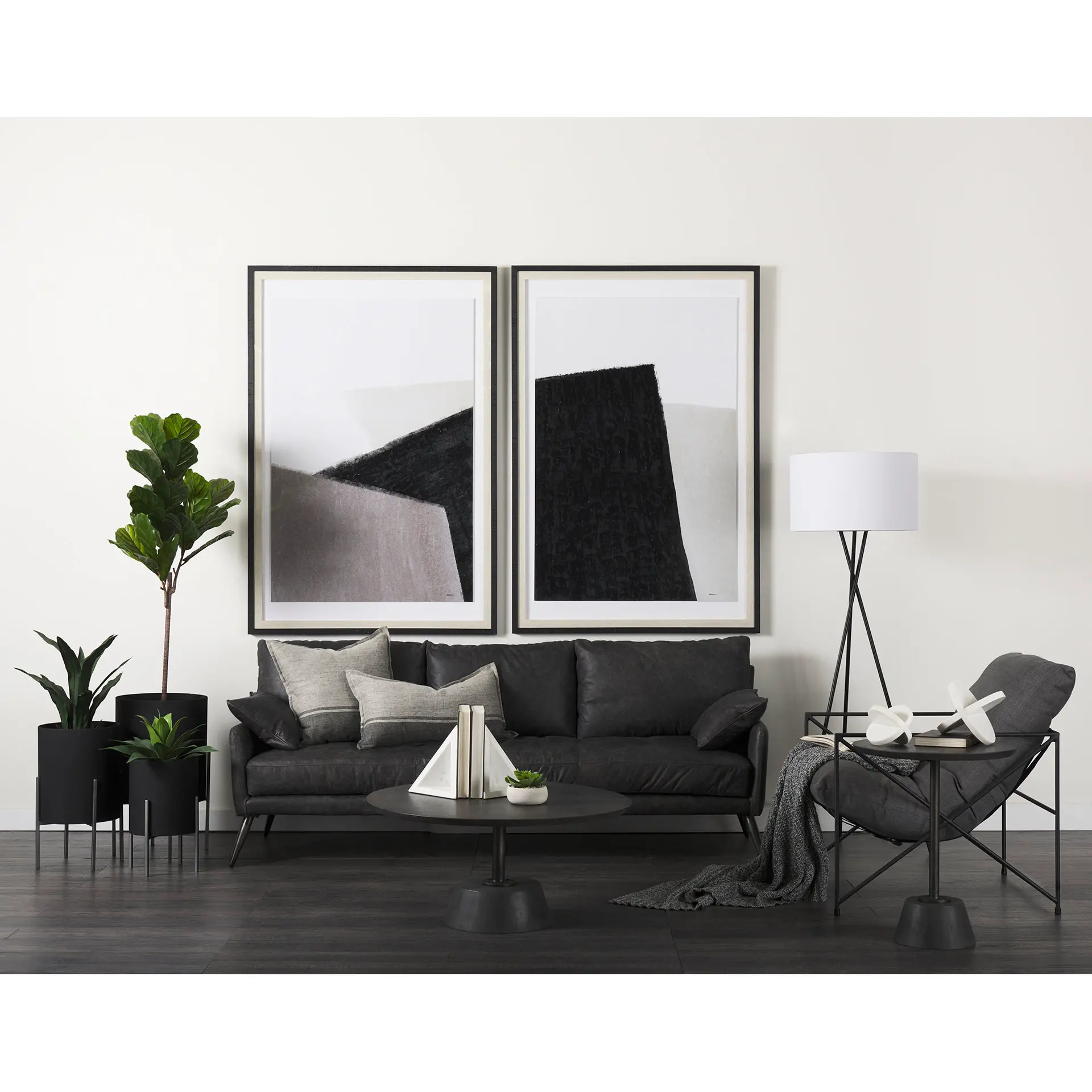 Sophia Marble Triangle Bookends-3