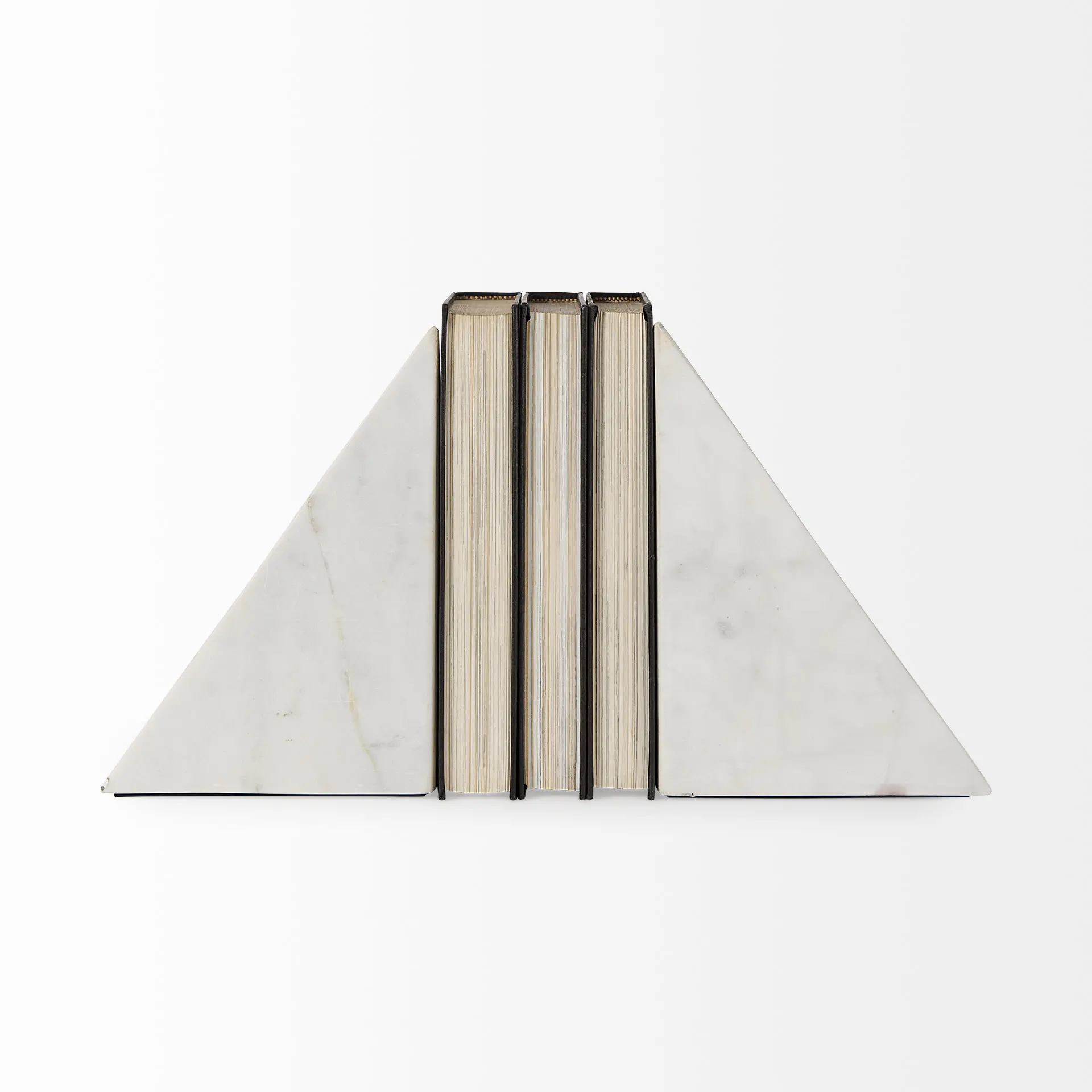 Sophia Marble Triangle Bookends-5