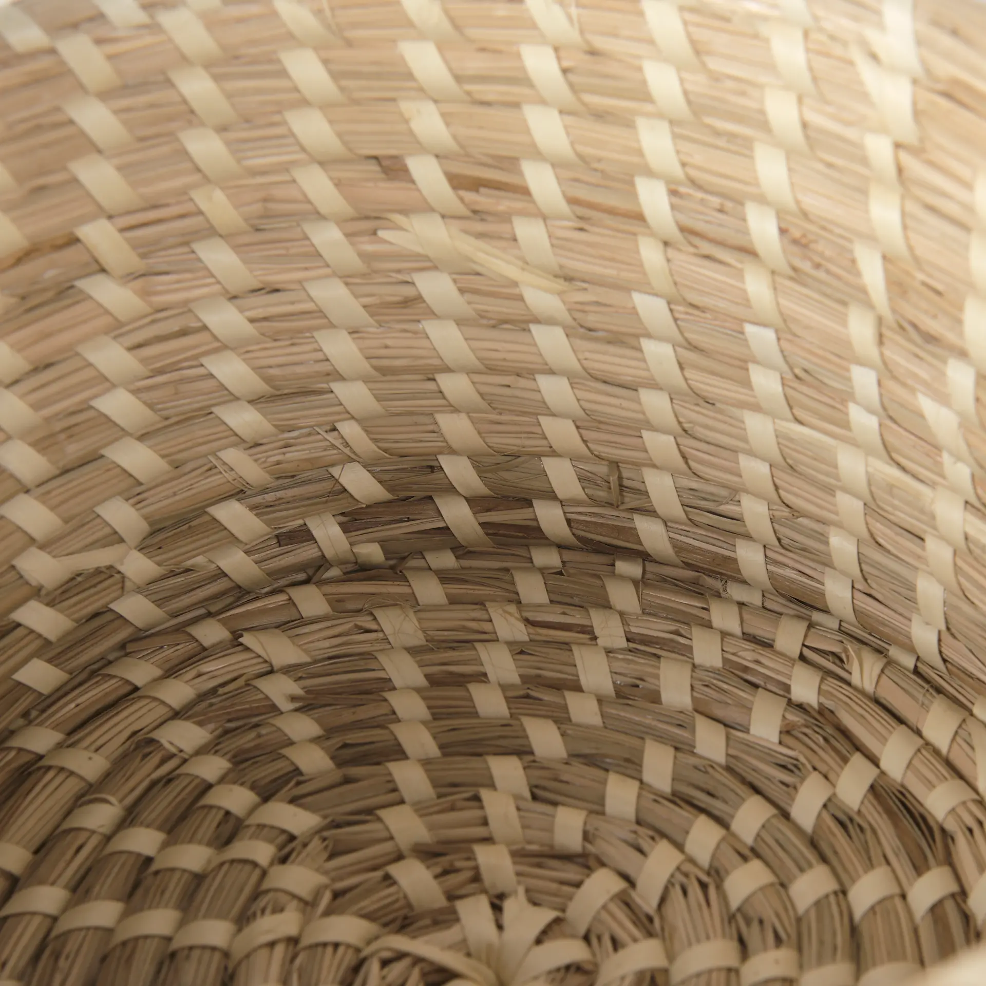 Kailini Nesting Seagrass & Palm Leaf Boxes with Lids, Set of 3-7
