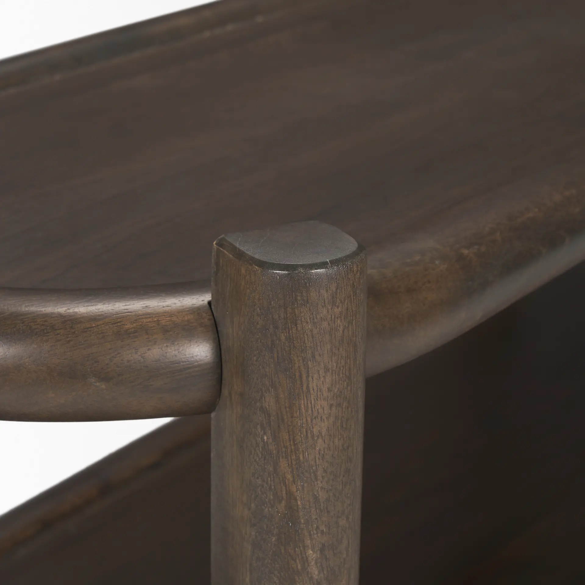 Romi Dark Brown Wood Console Table-7