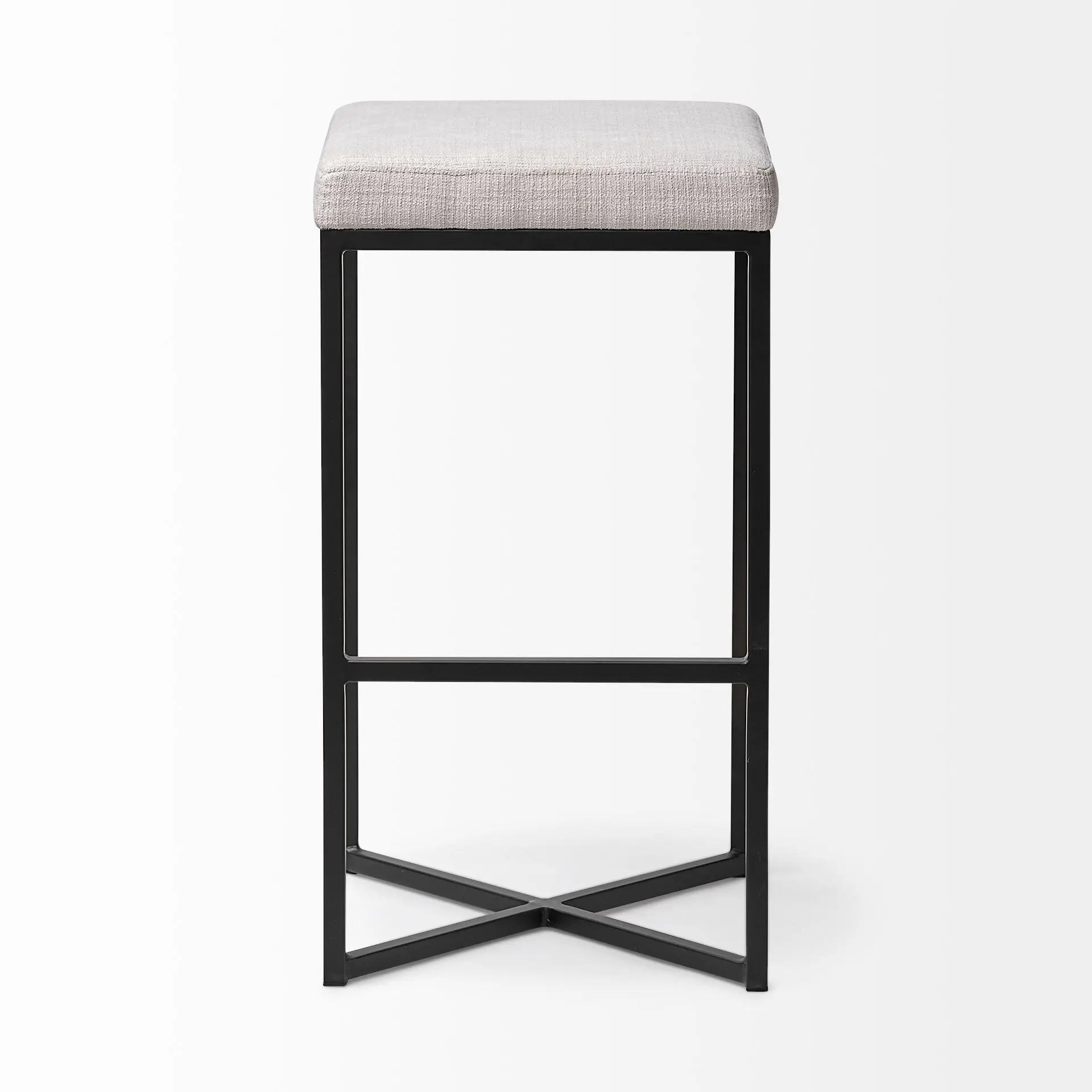 Frodo 29.75 Black and White Bar Height Stool-3