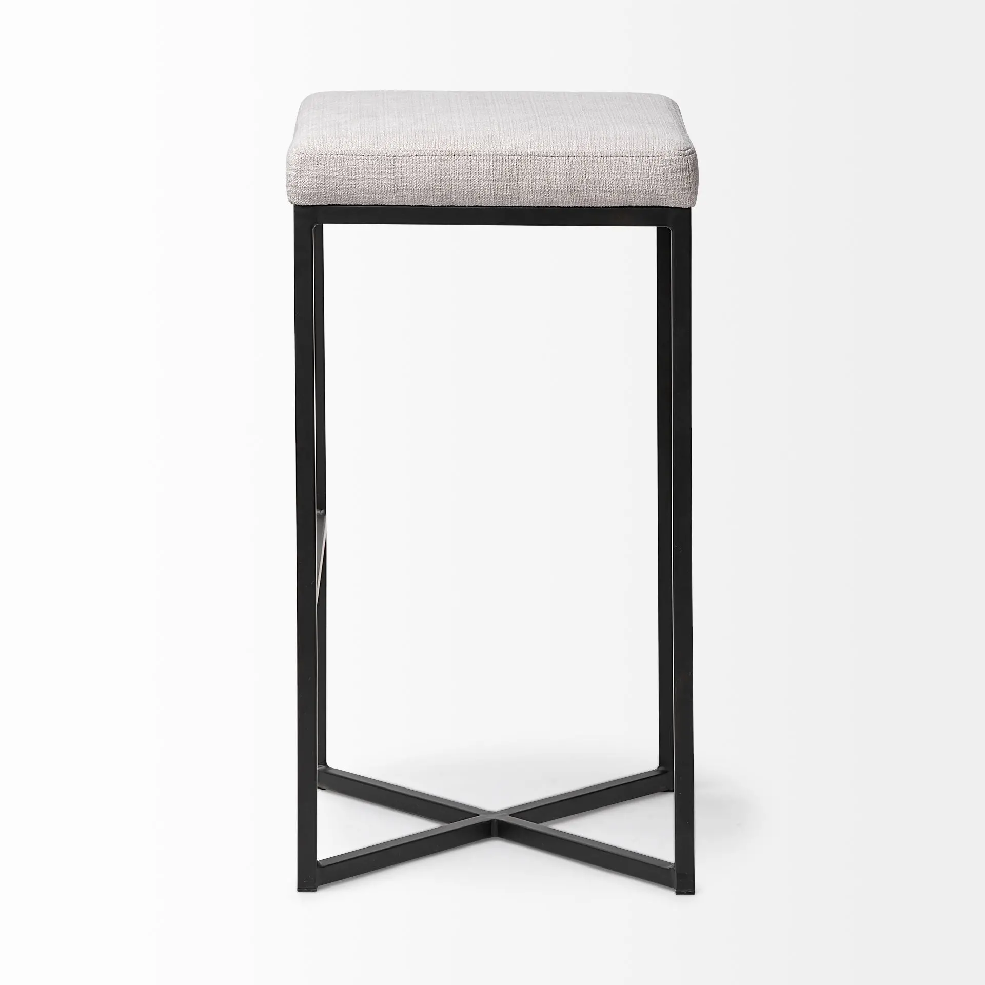 Frodo 29.75 Black and White Bar Height Stool-4