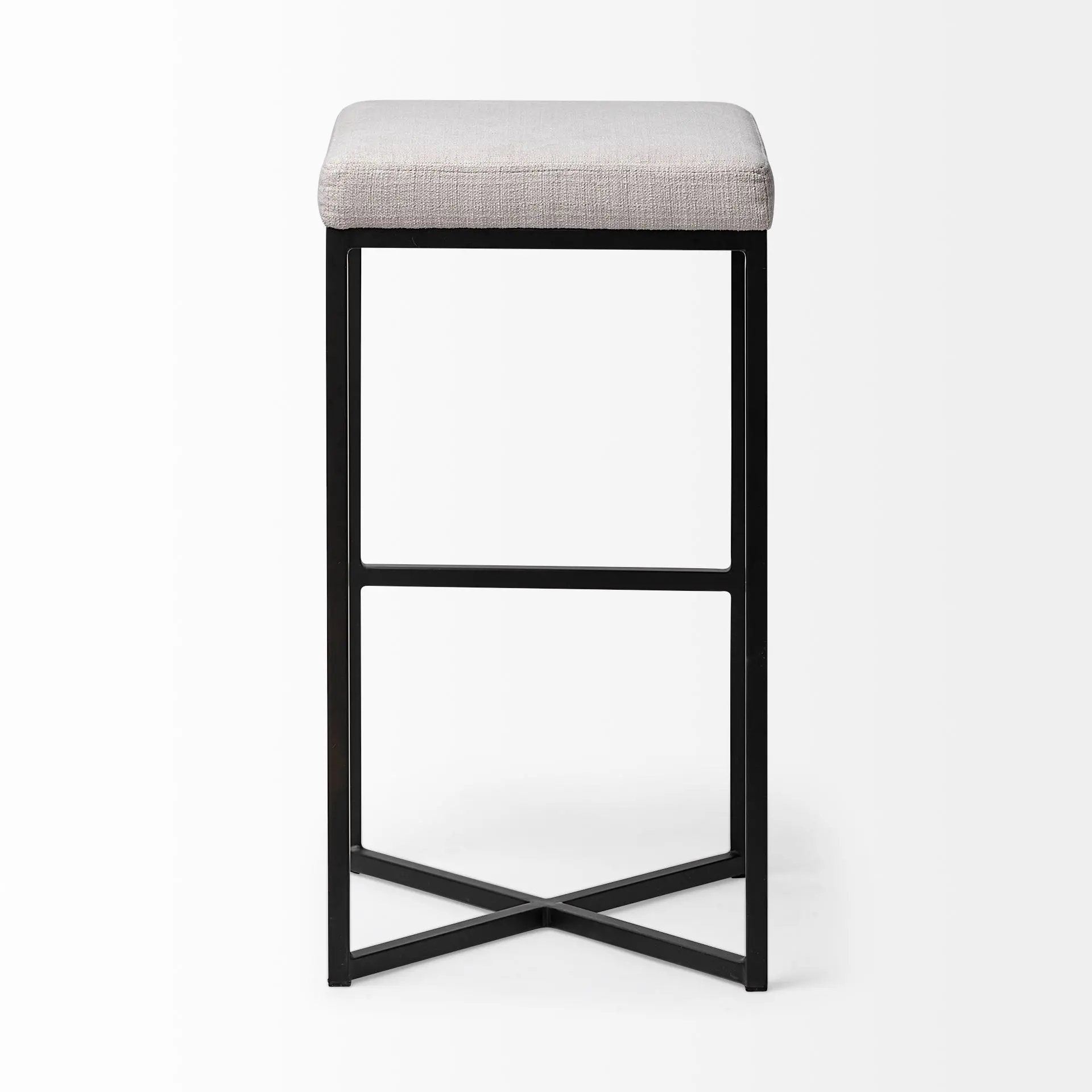Frodo 29.75 Black and White Bar Height Stool-5