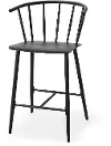 Colin Black Metal Counter Stool