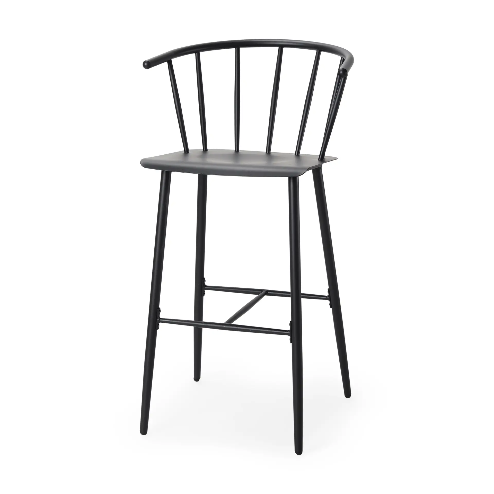 Colin Black Metal Bar Stool-1