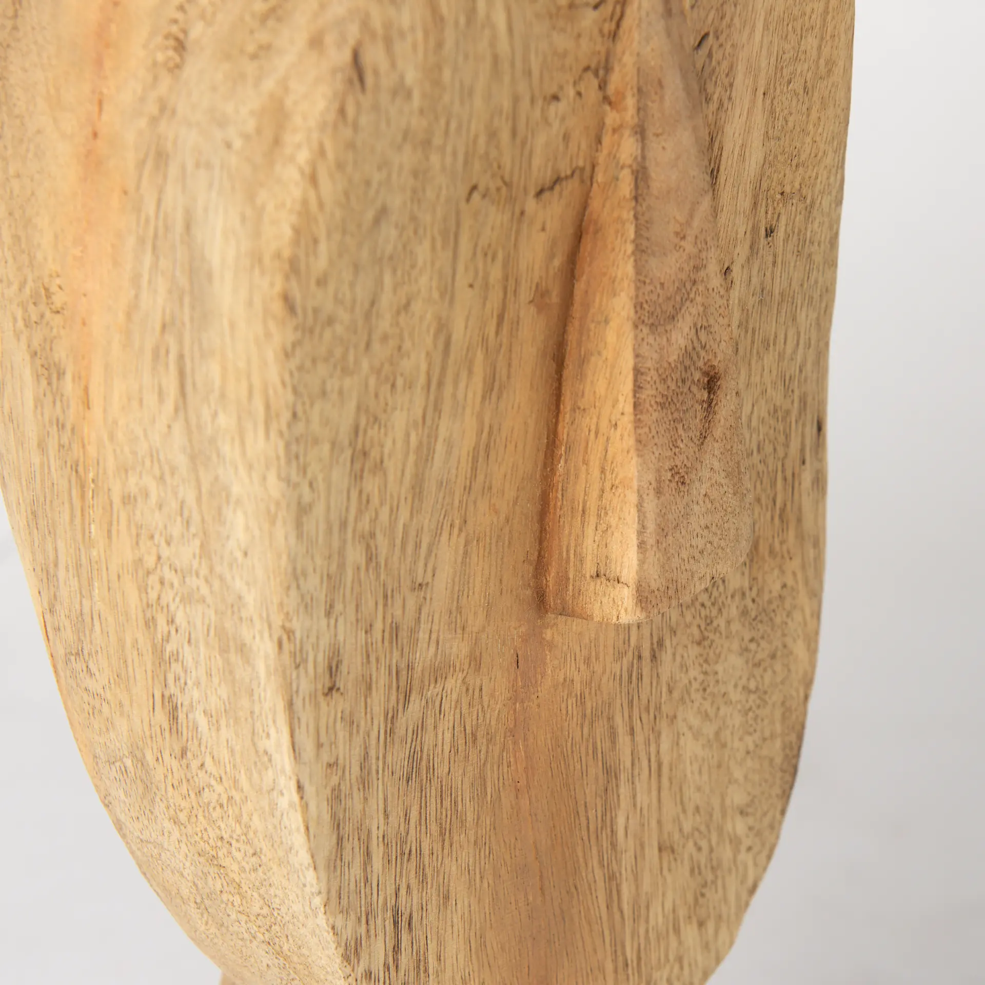 Ivan Large Wooden Head Sculpture-10